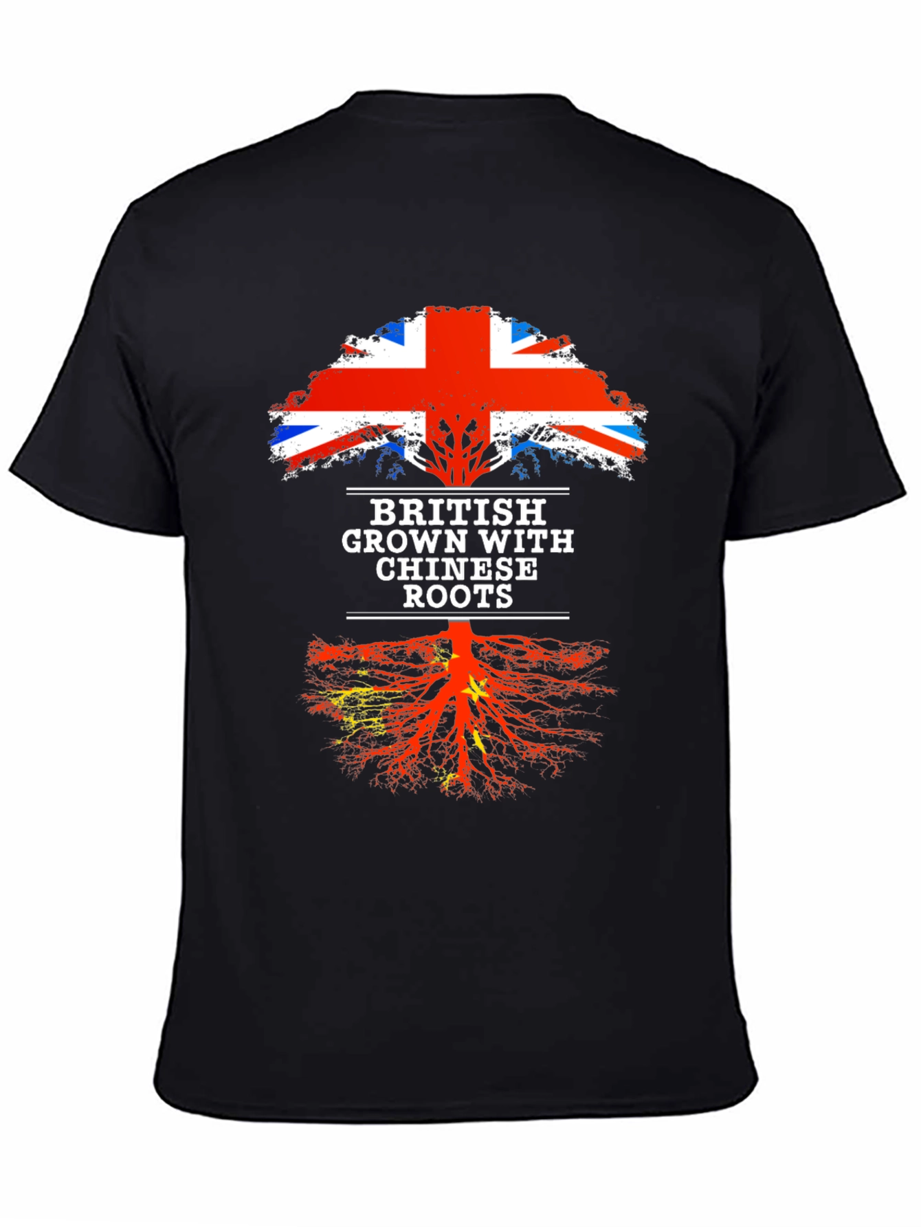 British Grown with Chinese Roots T-Shirt
