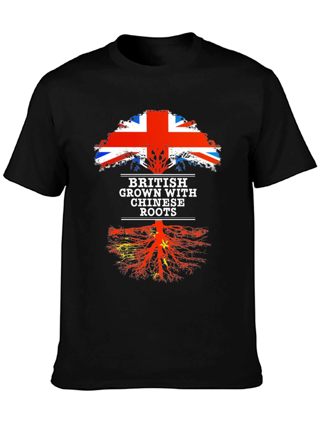 British Grown with Chinese Roots T-Shirt