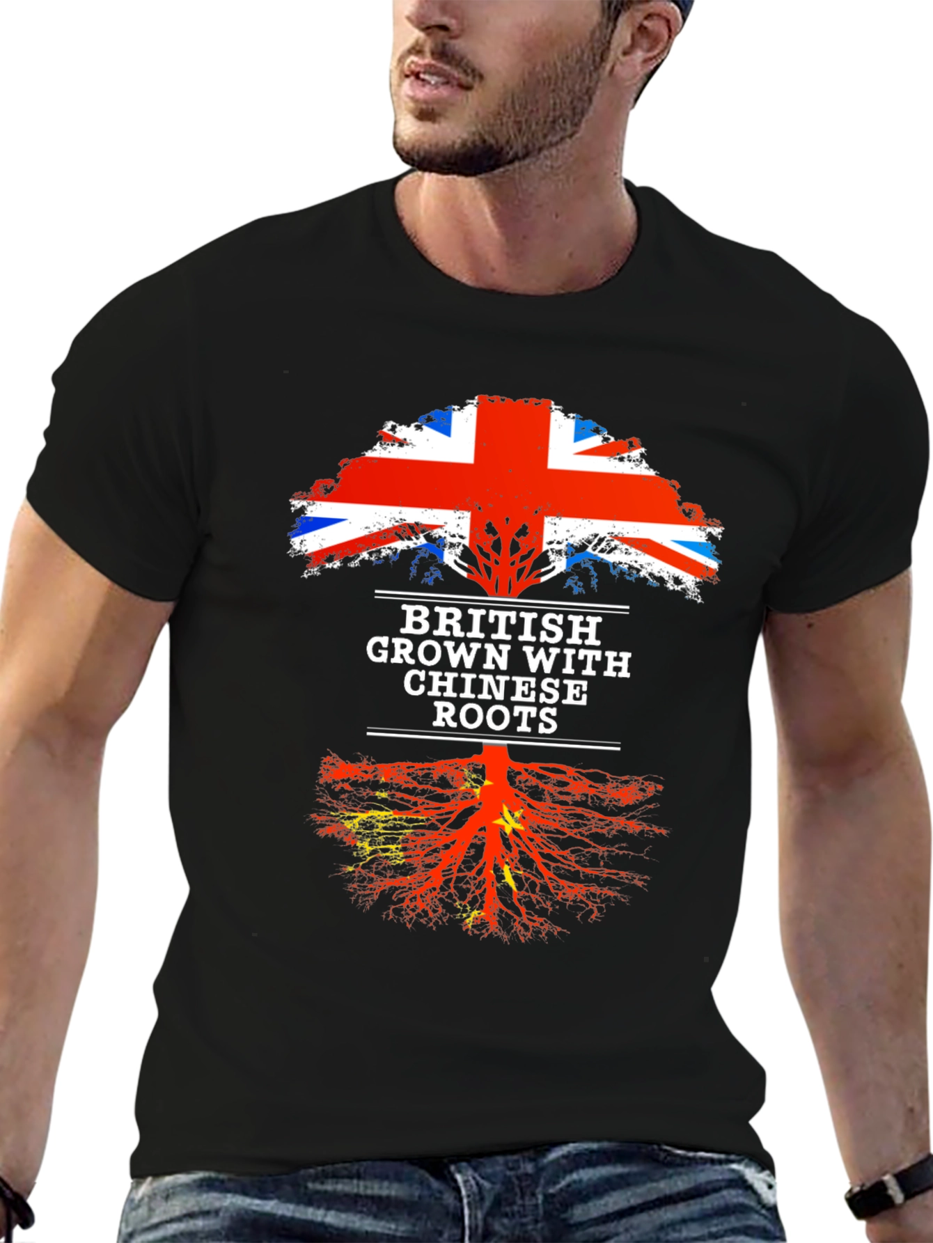 British Grown with Chinese Roots T-Shirt