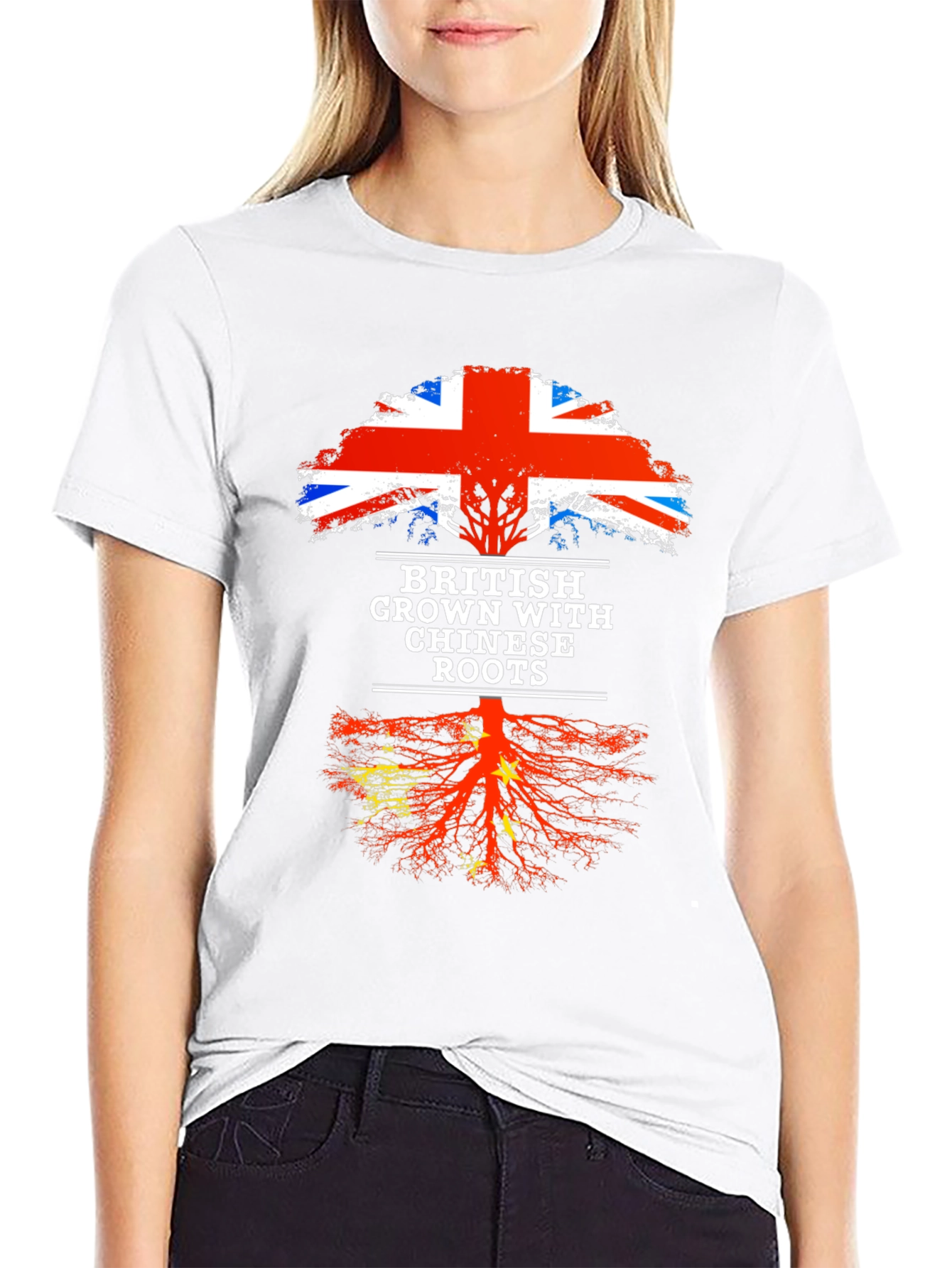 British Grown with Chinese Roots T-Shirt