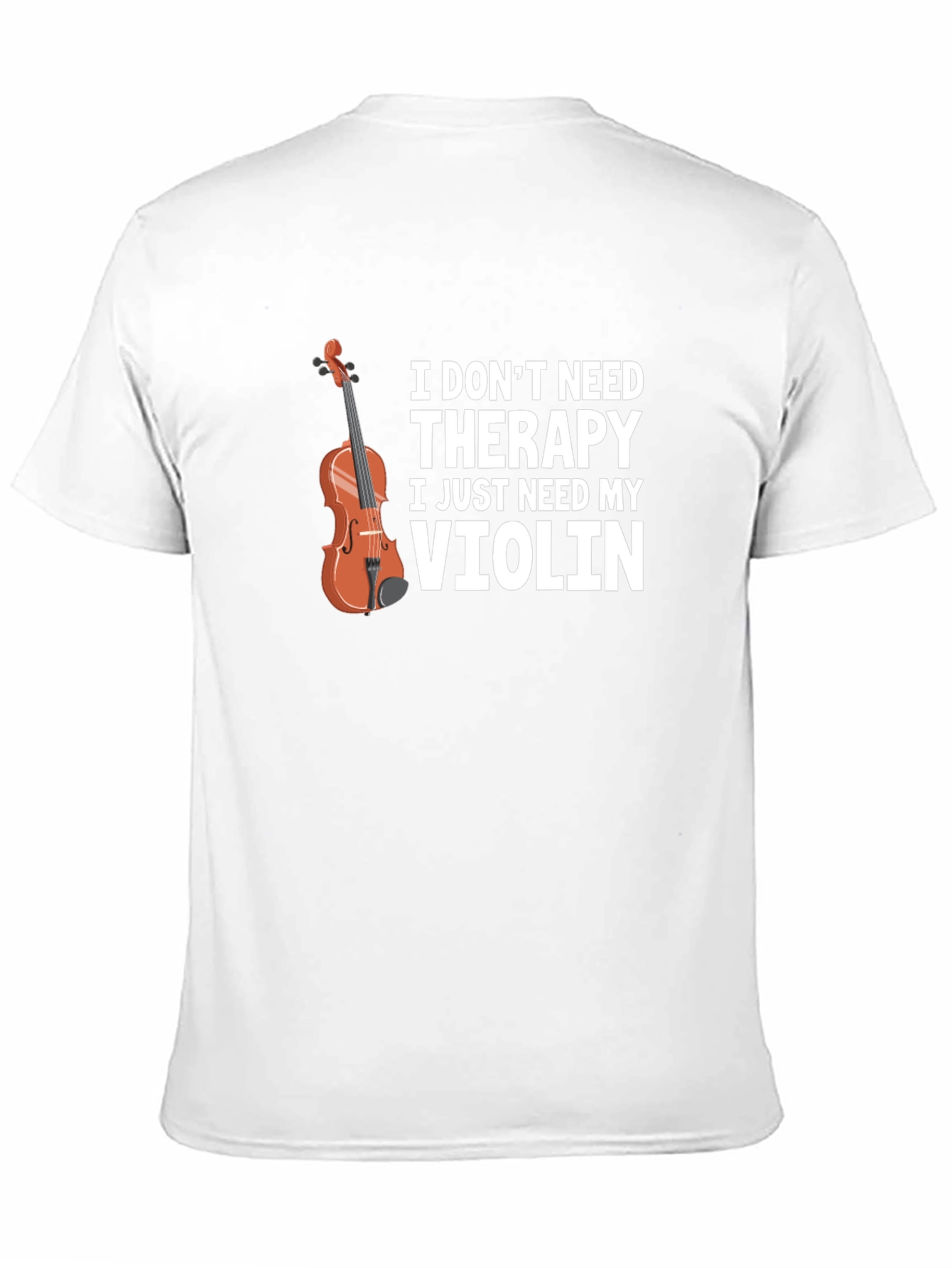 Therapy Violin Graphic Tee Shirt