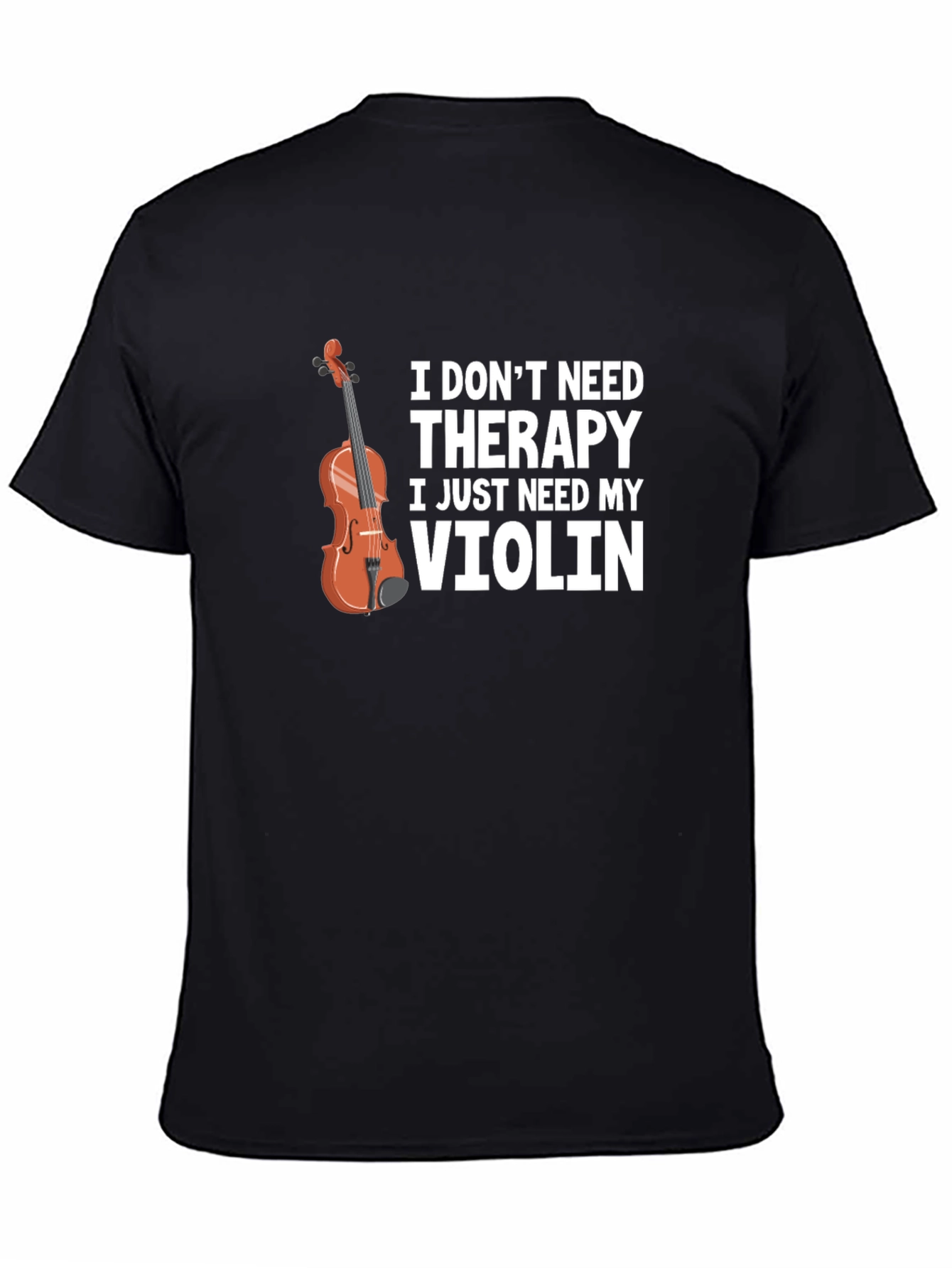 Therapy Violin Graphic Tee Shirt