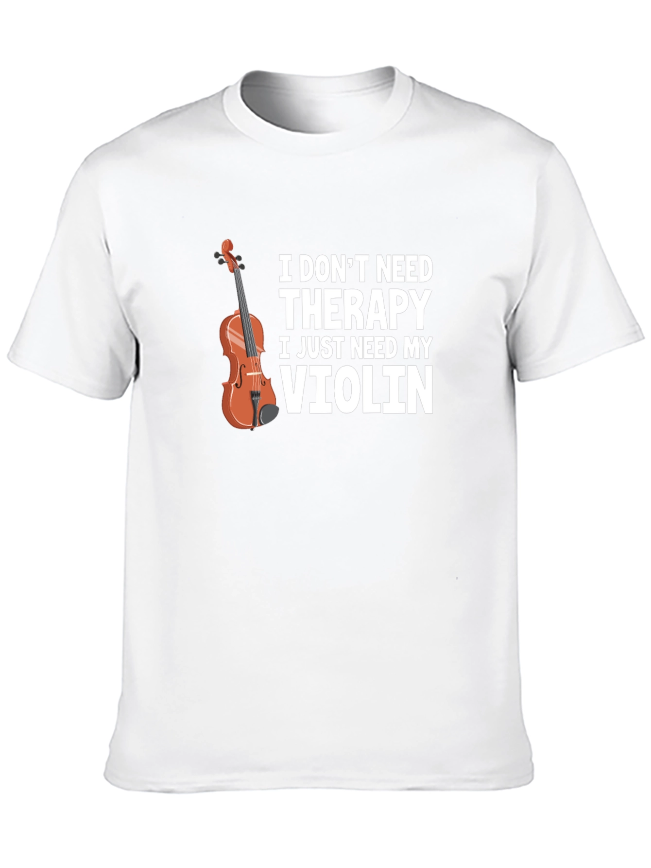 Therapy Violin Graphic Tee Shirt