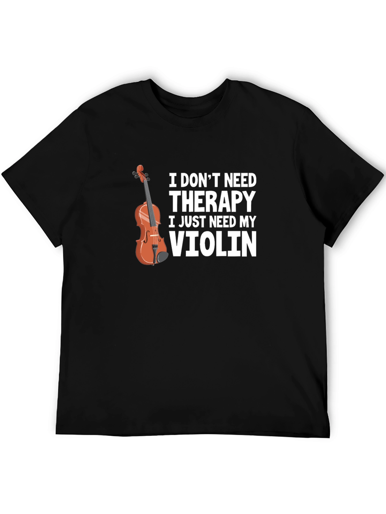 Therapy Violin Graphic Tee Shirt