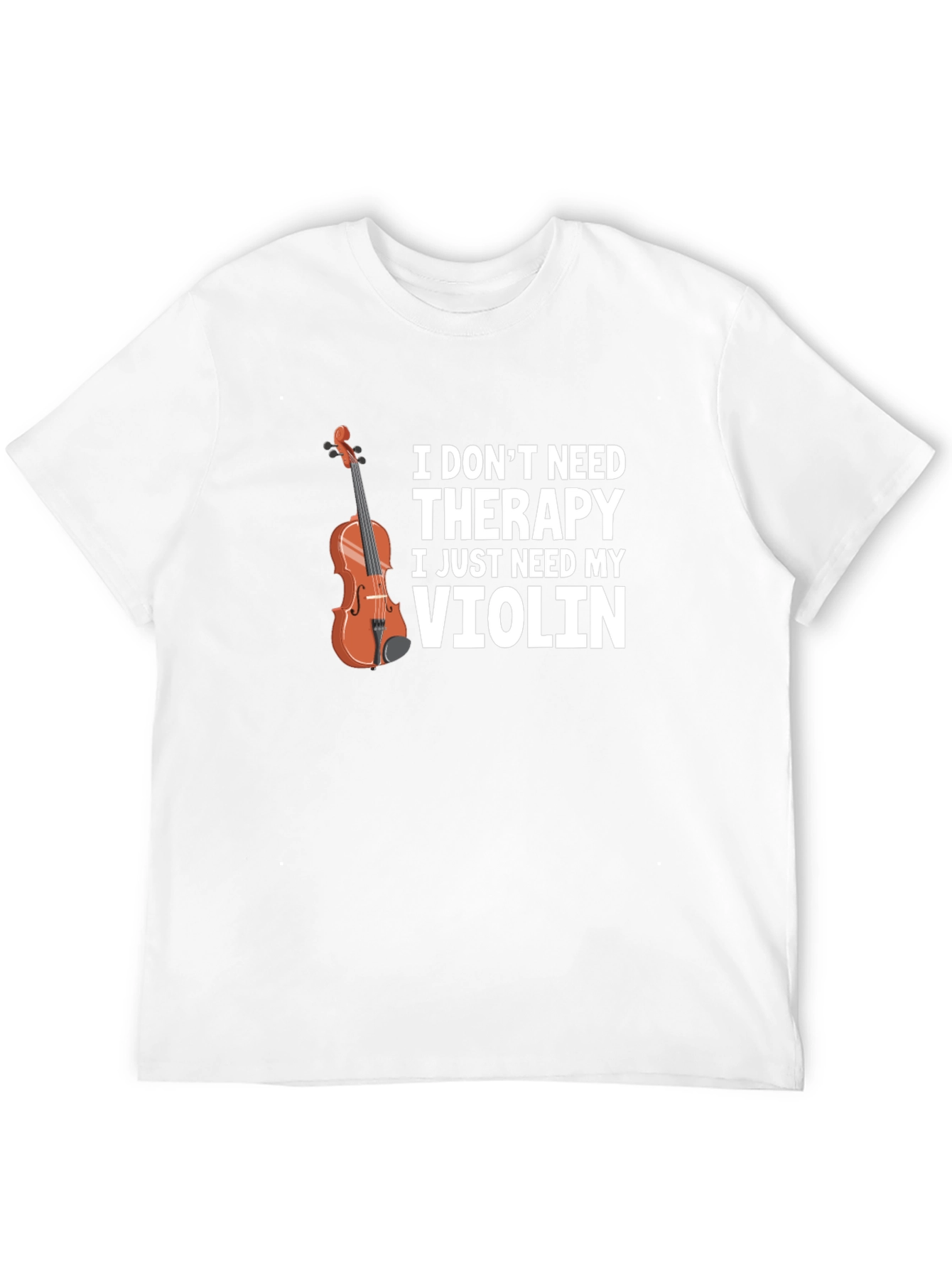 Therapy Violin Graphic Tee Shirt