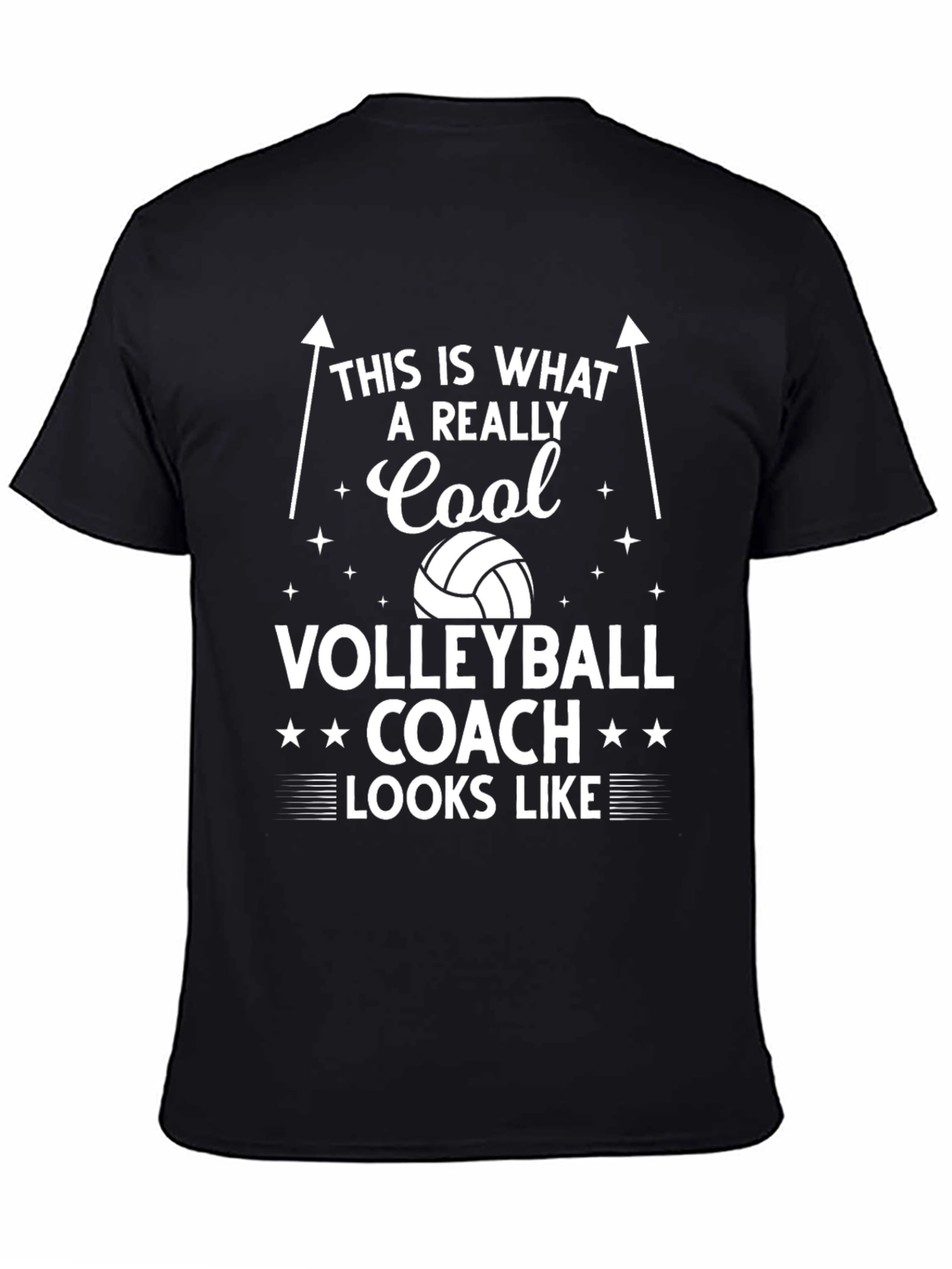 Cool Volleyball Coach T-Shirt