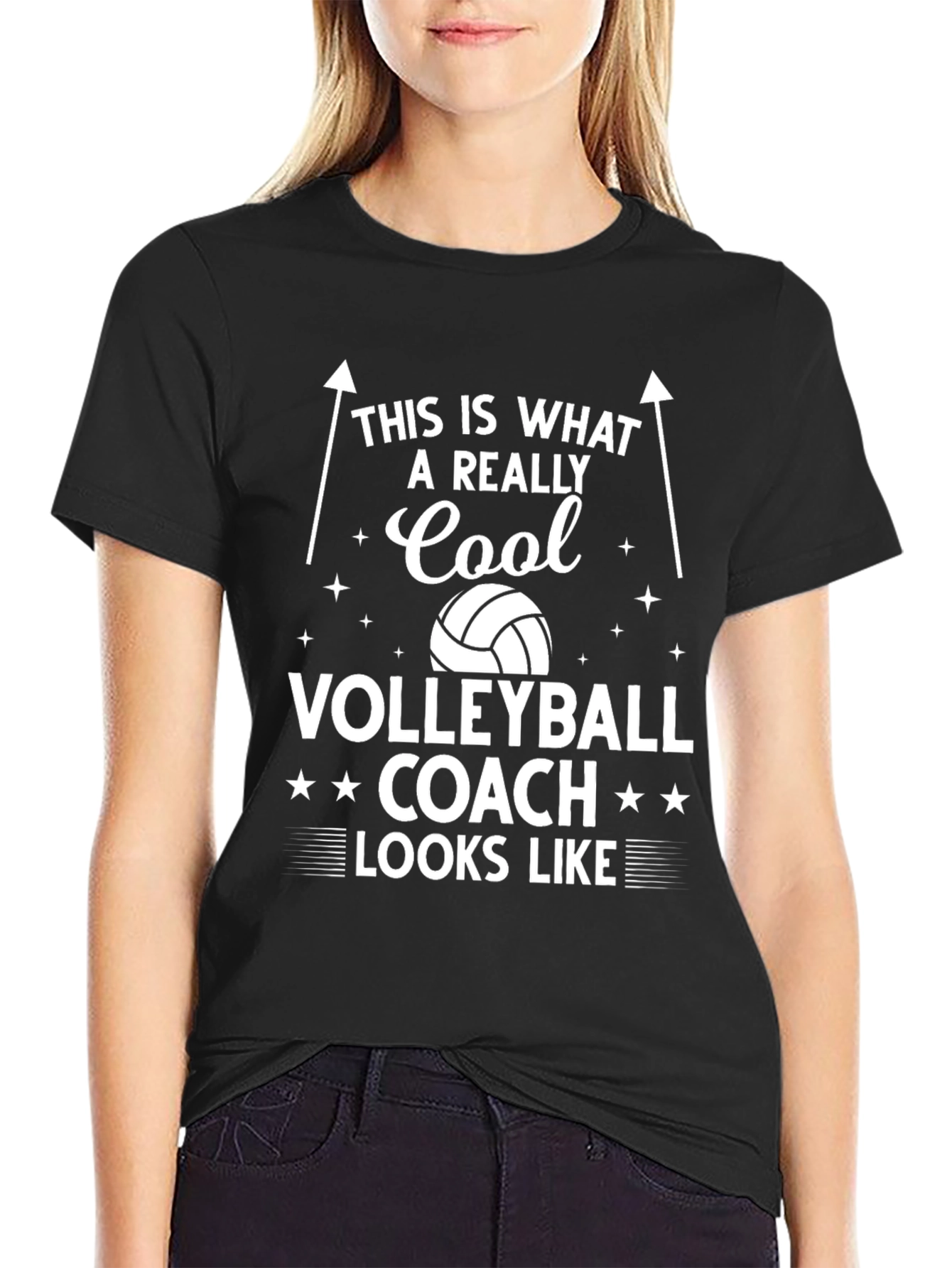 Cool Volleyball Coach T-Shirt