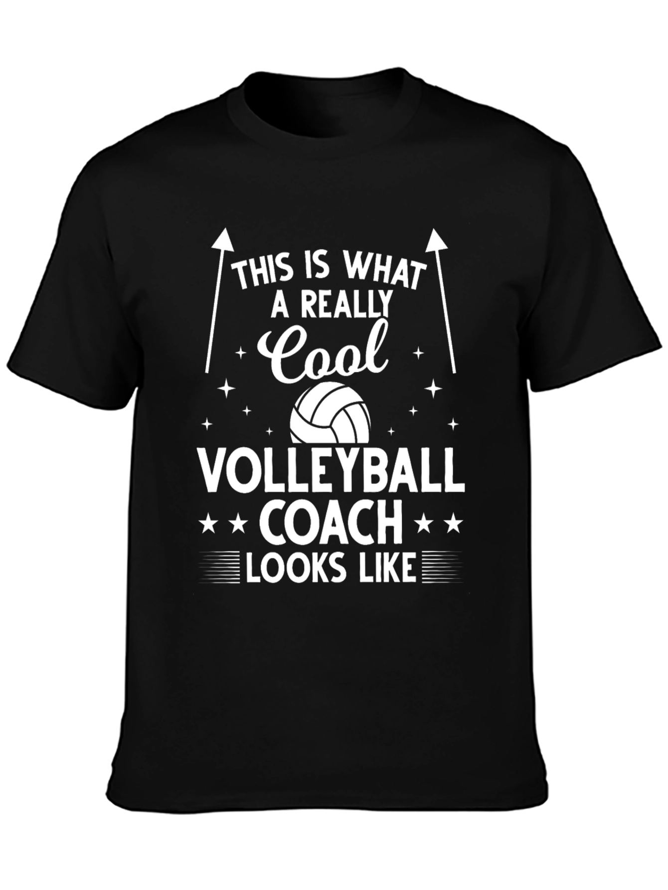 Cool Volleyball Coach T-Shirt