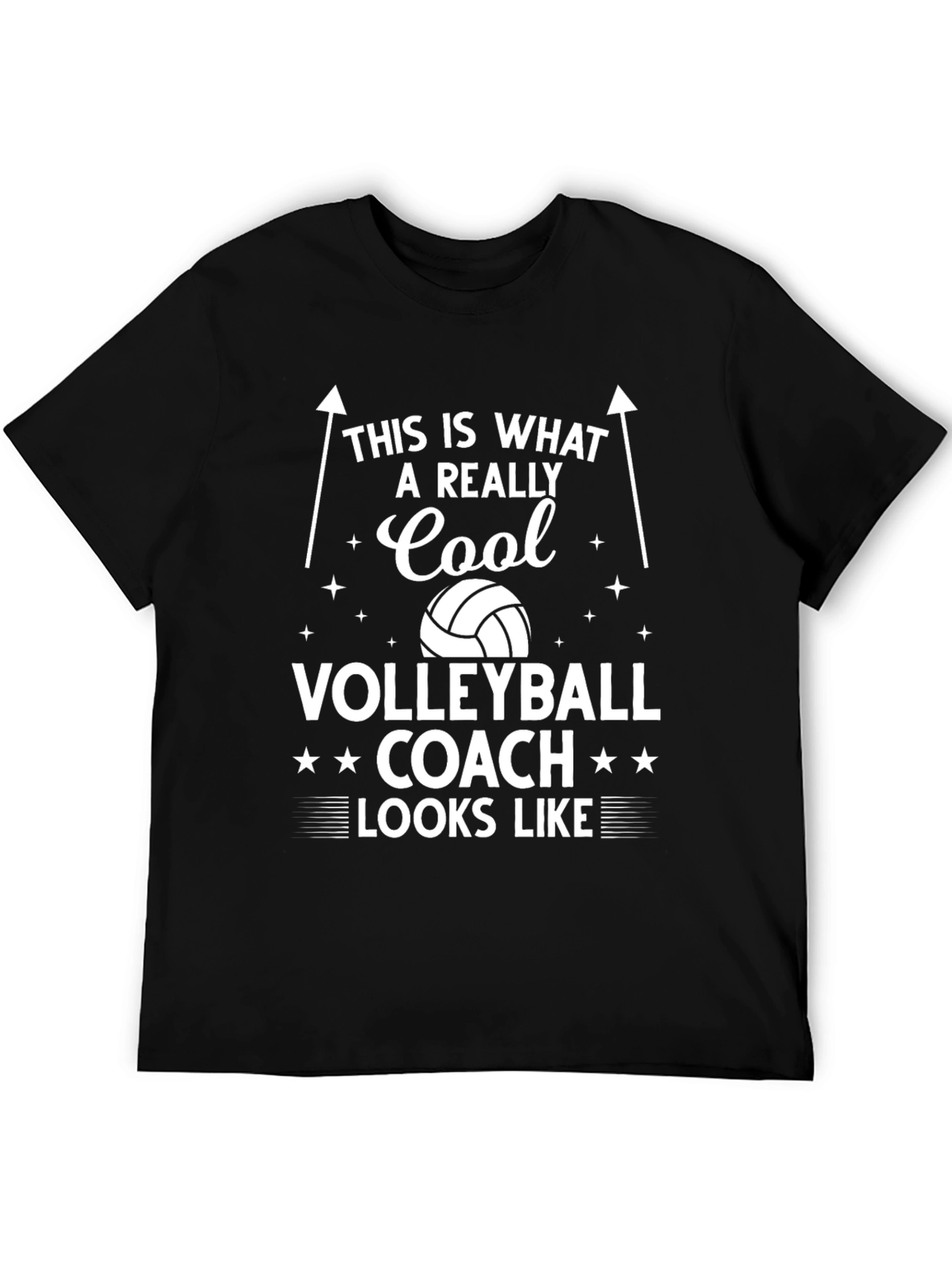 Cool Volleyball Coach T-Shirt