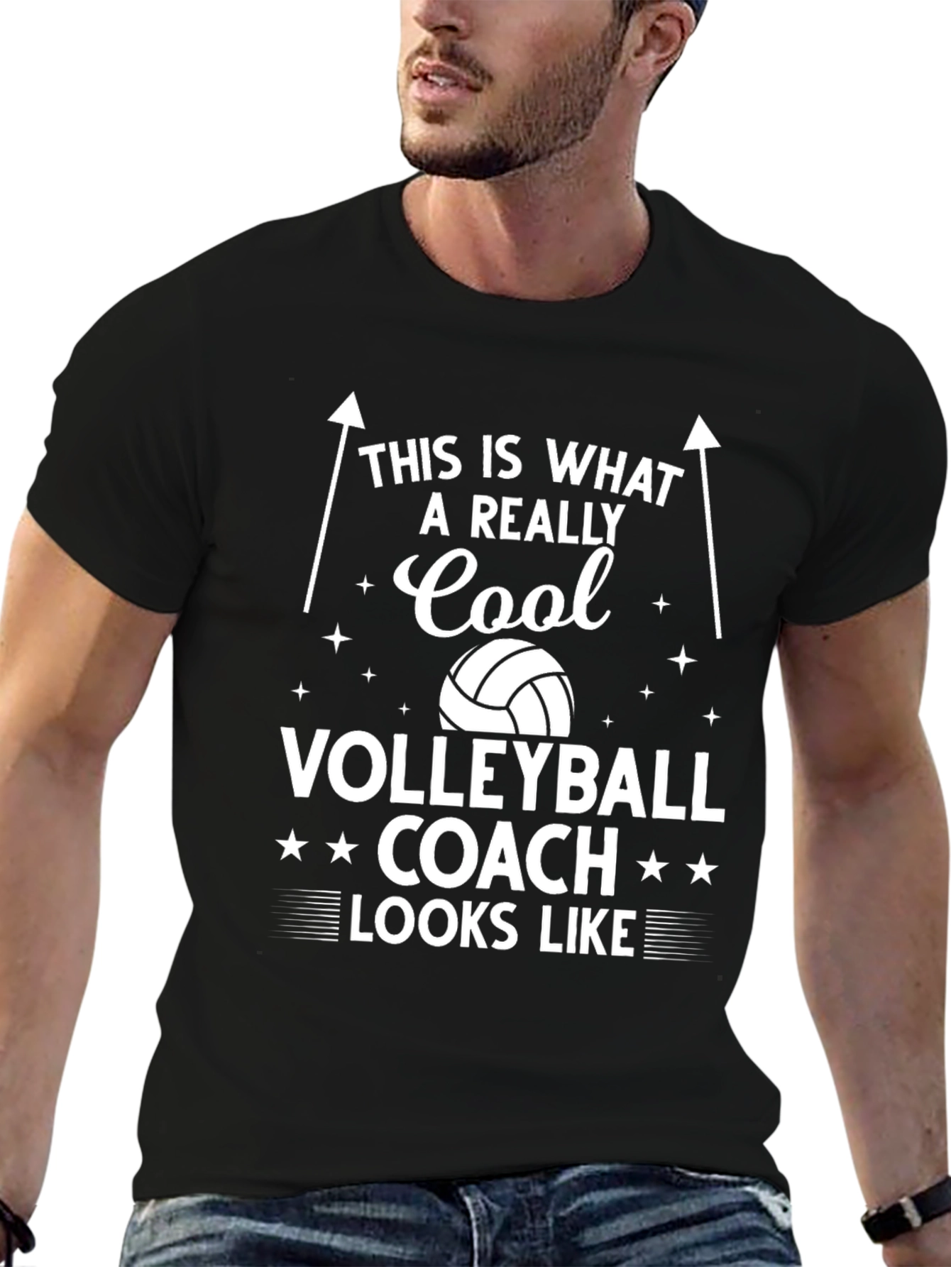 Cool Volleyball Coach T-Shirt