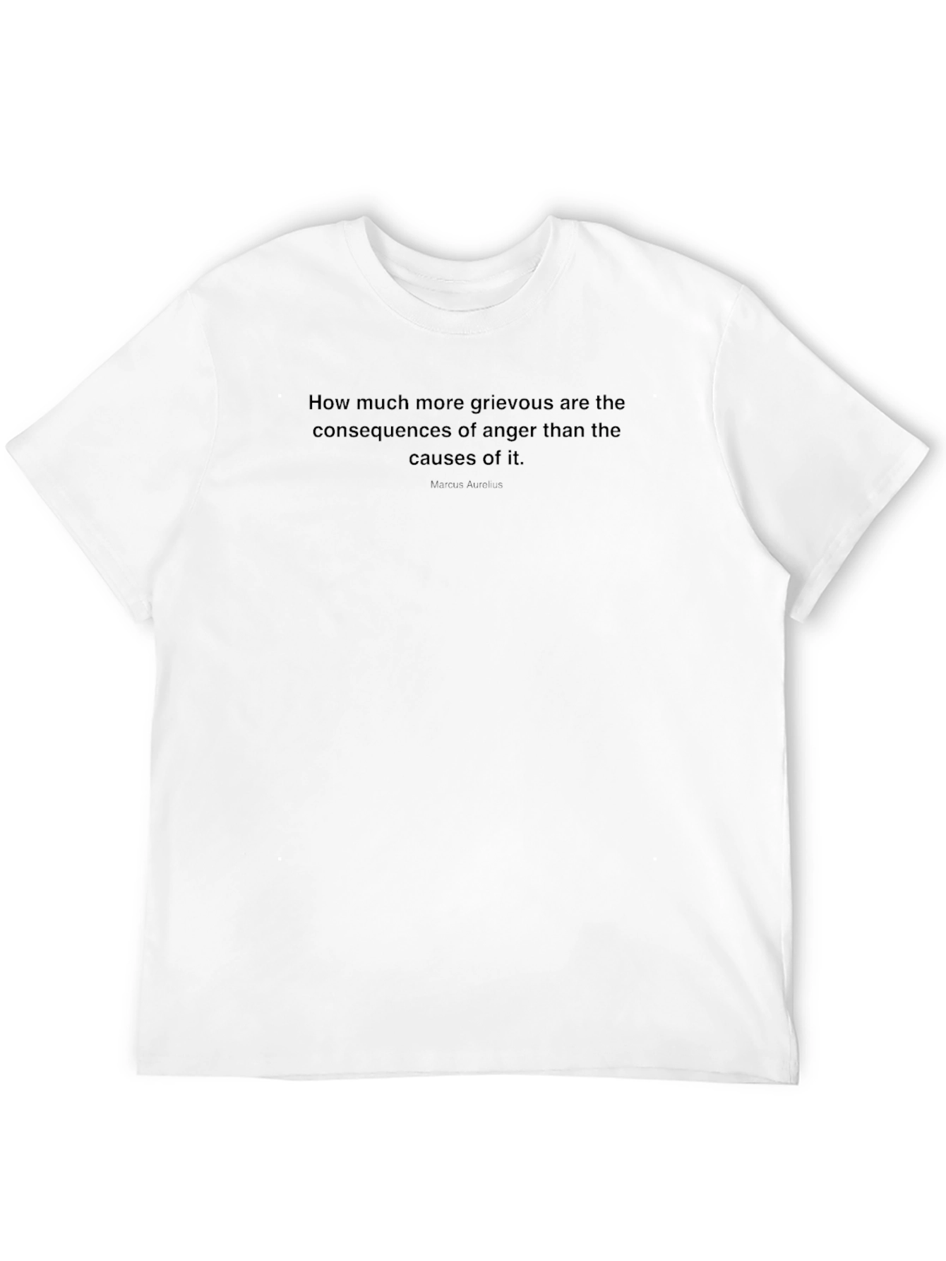 Quote T-Shirt - Anger Consequences Tee