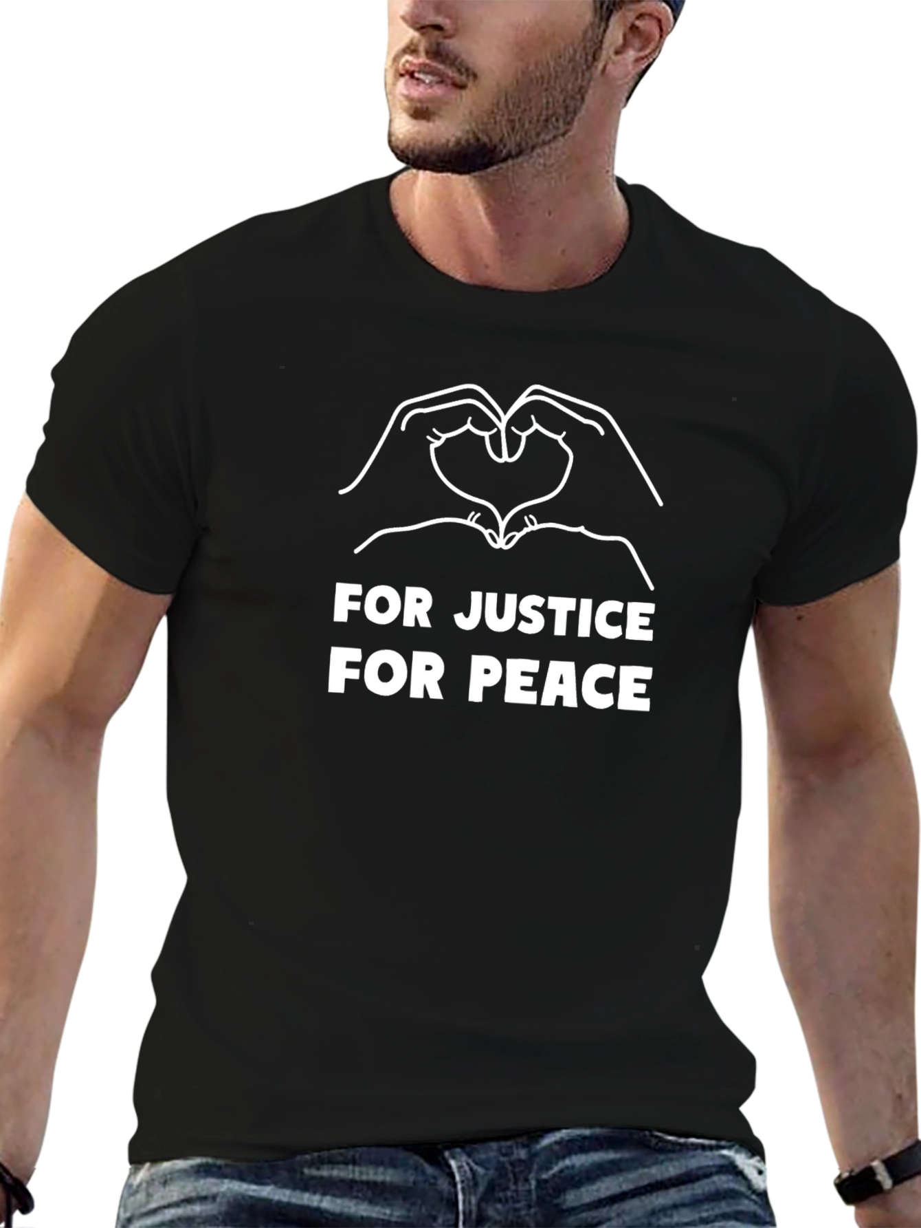 Justice & Peace Graphic T-Shirt