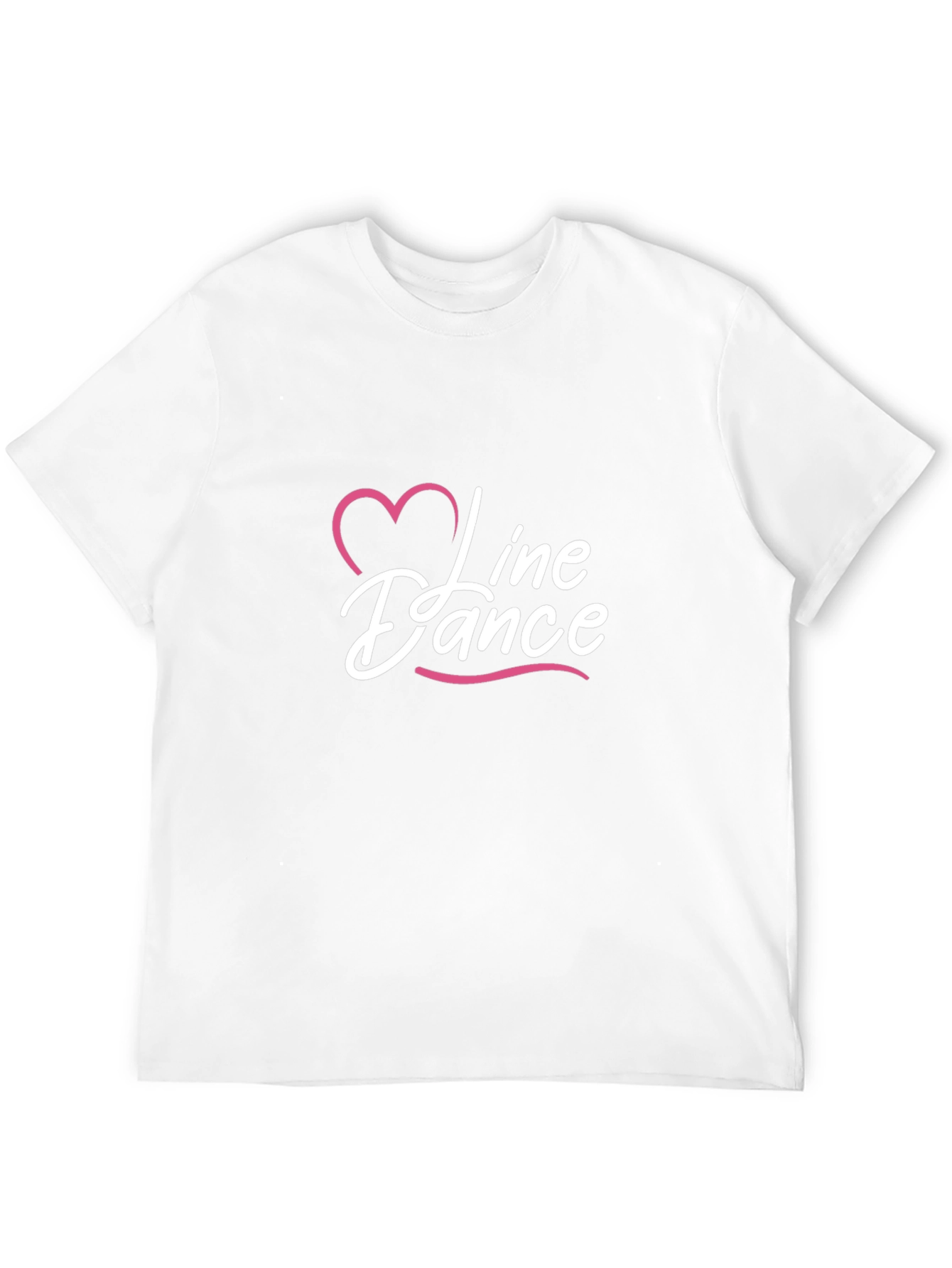 Line Dance Heart T-Shirt - Soft Cotton Tee