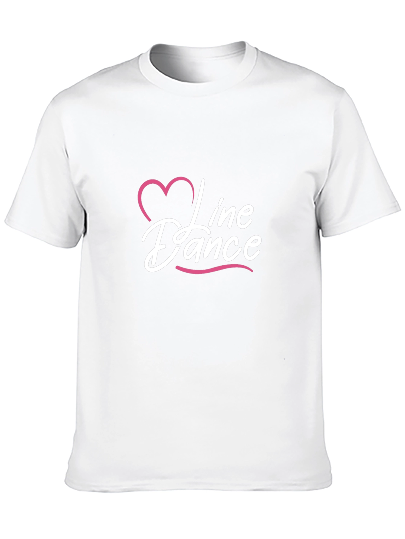 Line Dance Heart T-Shirt - Soft Cotton Tee