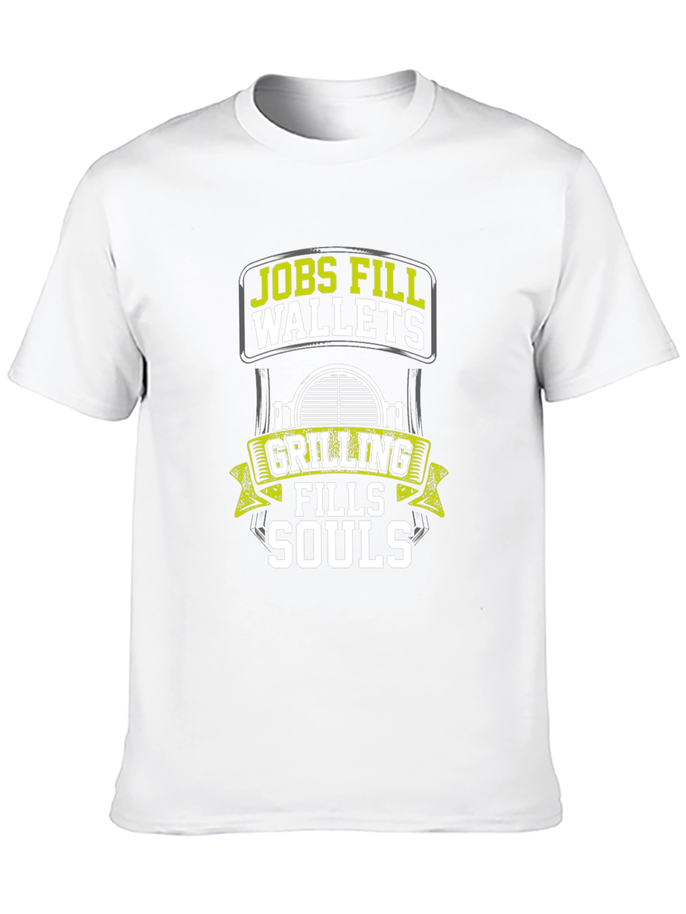Grilling Fills Souls Black T-Shirt