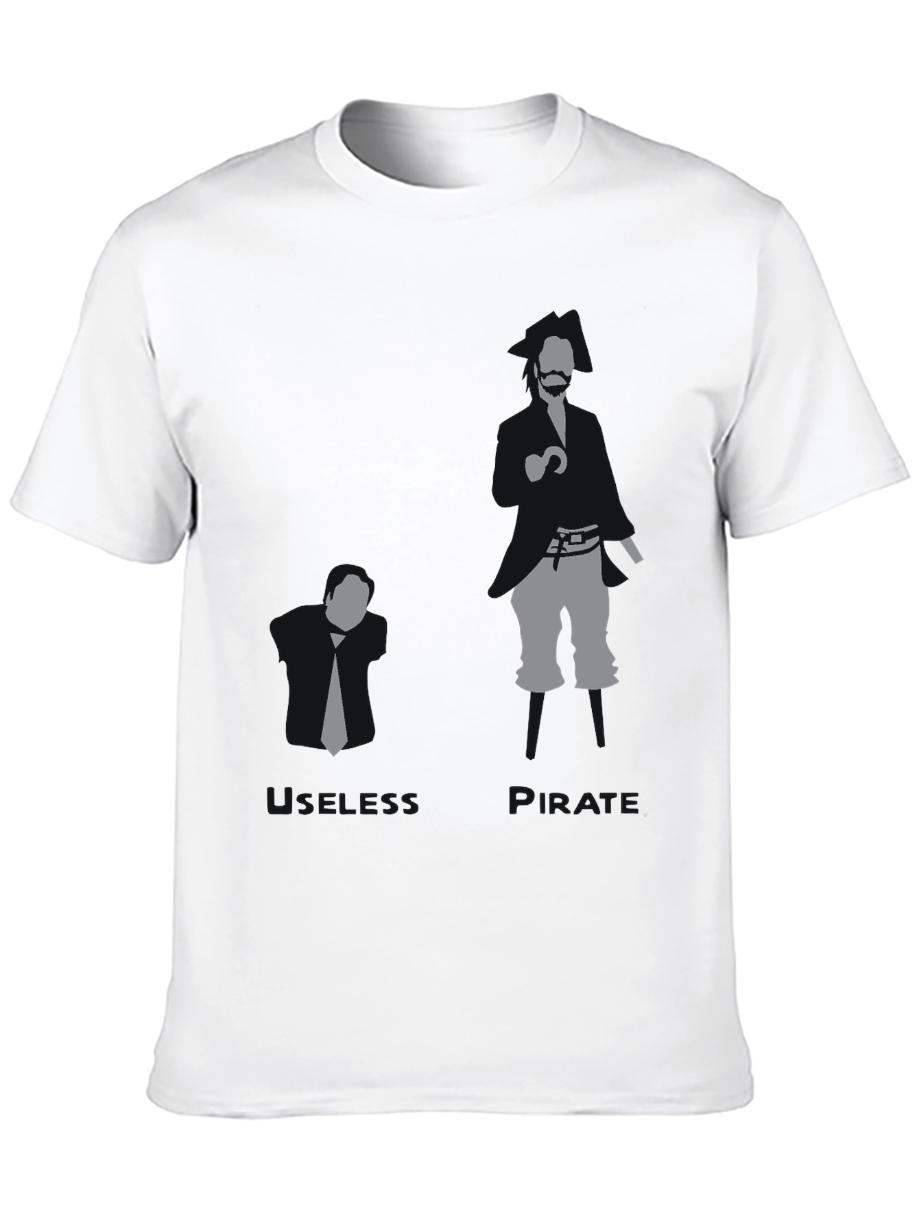Business vs. Pirate Graphic T-Shirt