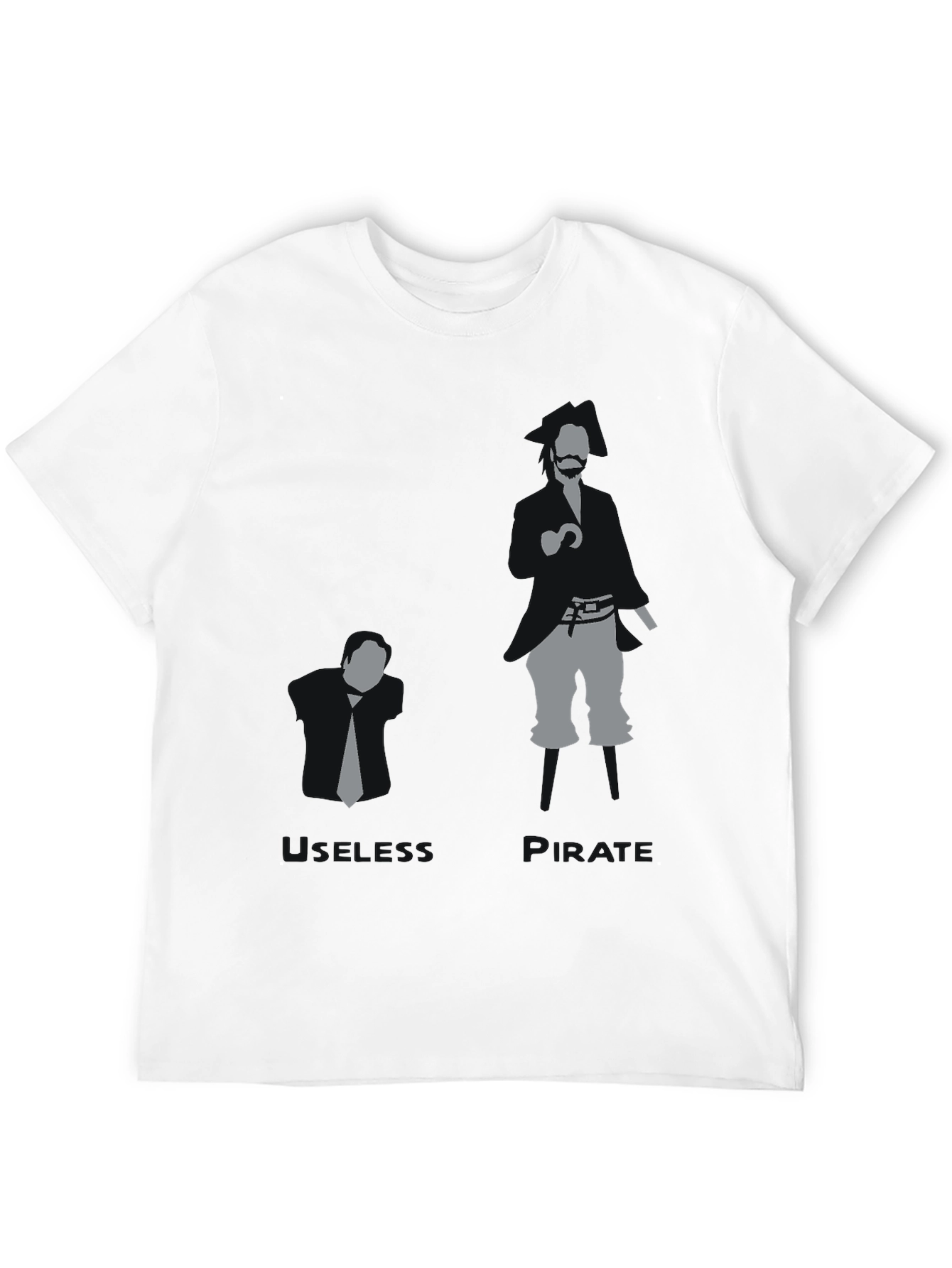 Business vs. Pirate Graphic T-Shirt