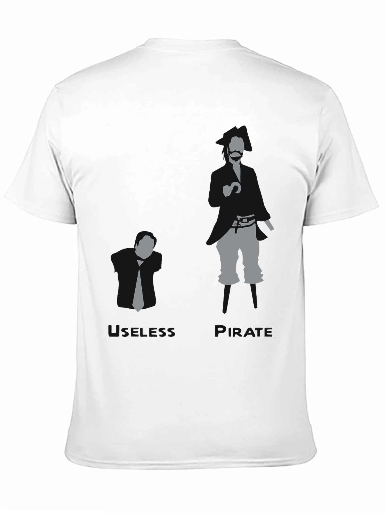Business vs. Pirate Graphic T-Shirt
