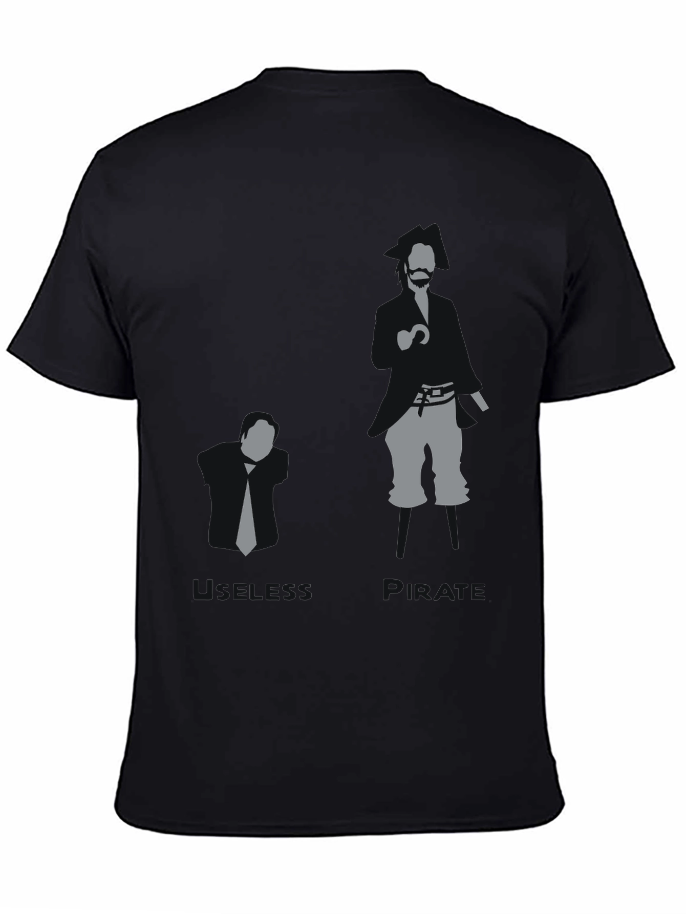 Business vs. Pirate Graphic T-Shirt