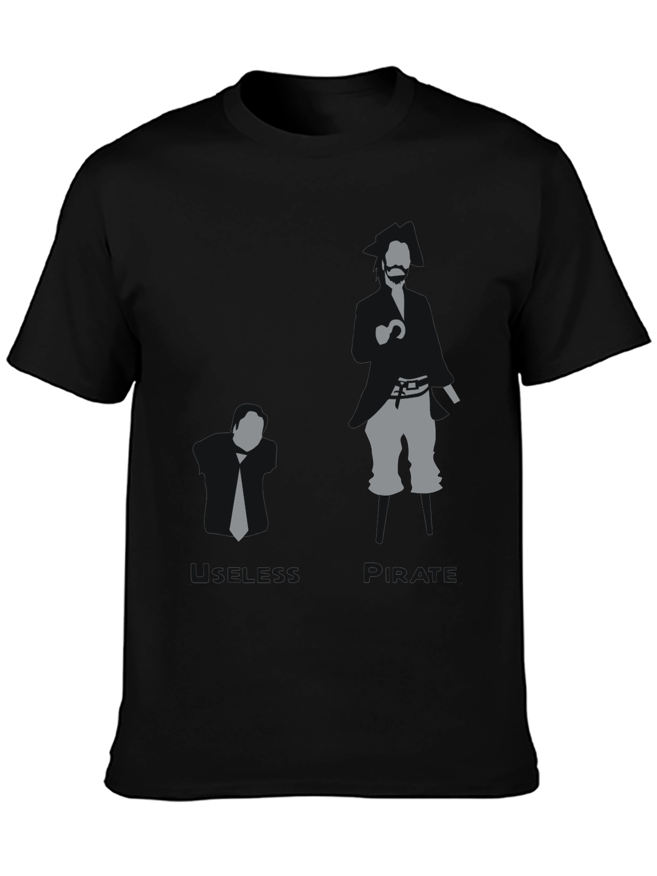 Business vs. Pirate Graphic T-Shirt