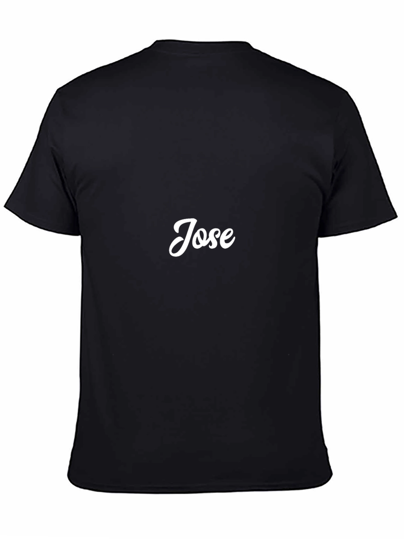 Jose Script Black T-Shirt