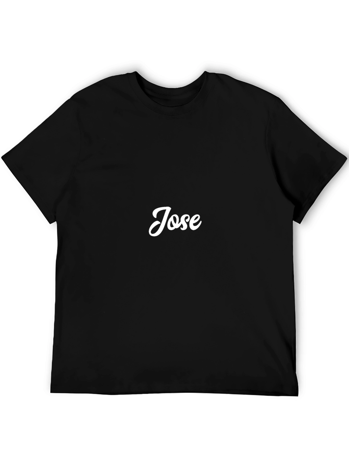 Jose Script Black T-Shirt