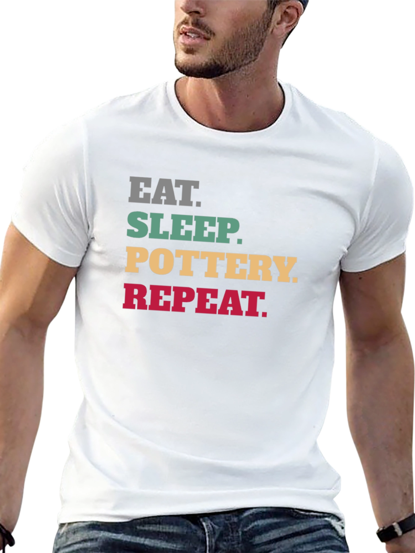 Eat Sleep Pottery Repeat T-Shirt