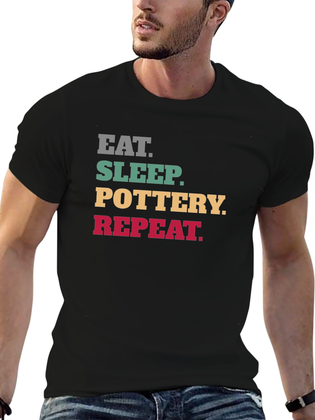 Eat Sleep Pottery Repeat T-Shirt
