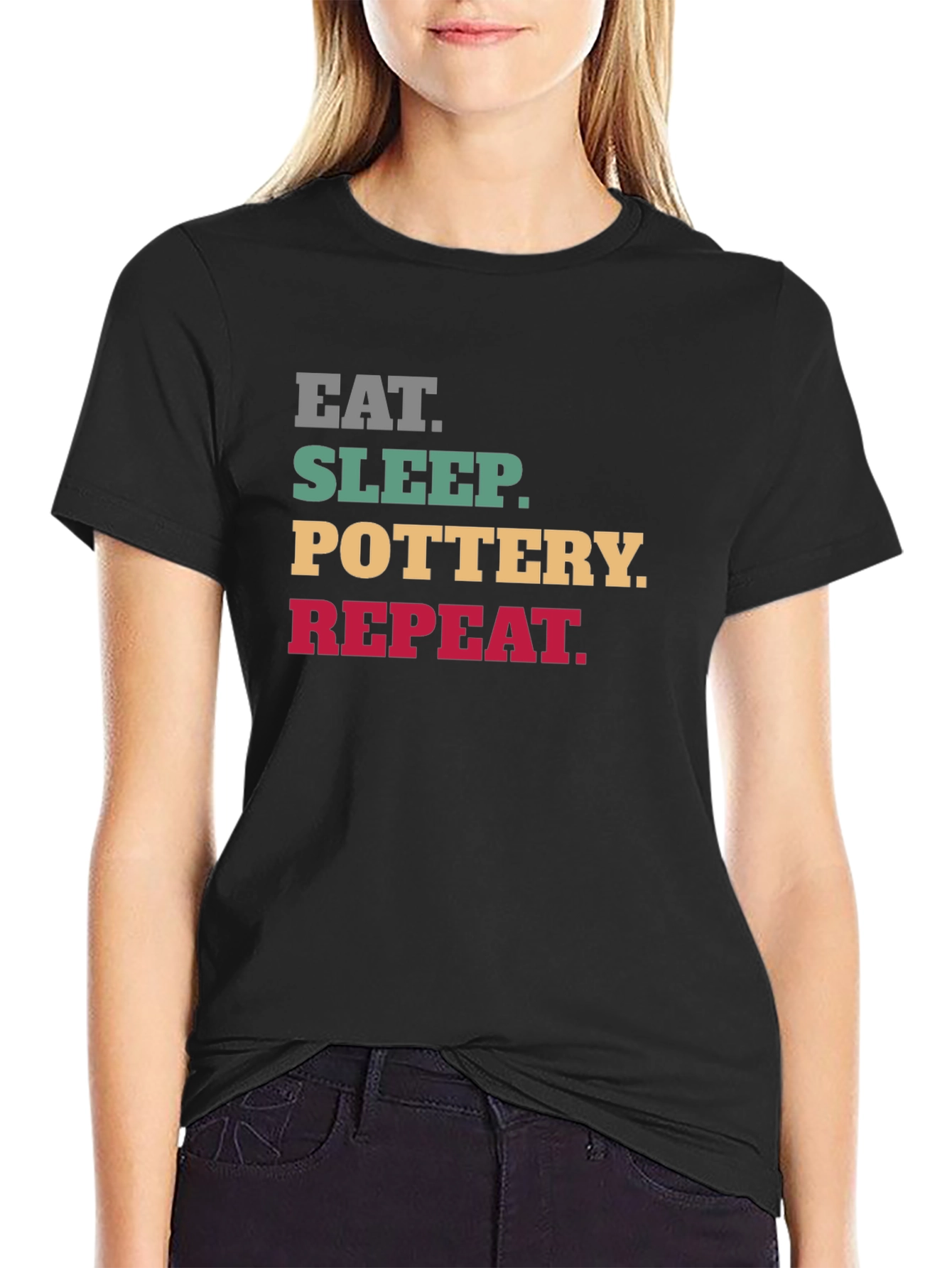 Eat Sleep Pottery Repeat T-Shirt