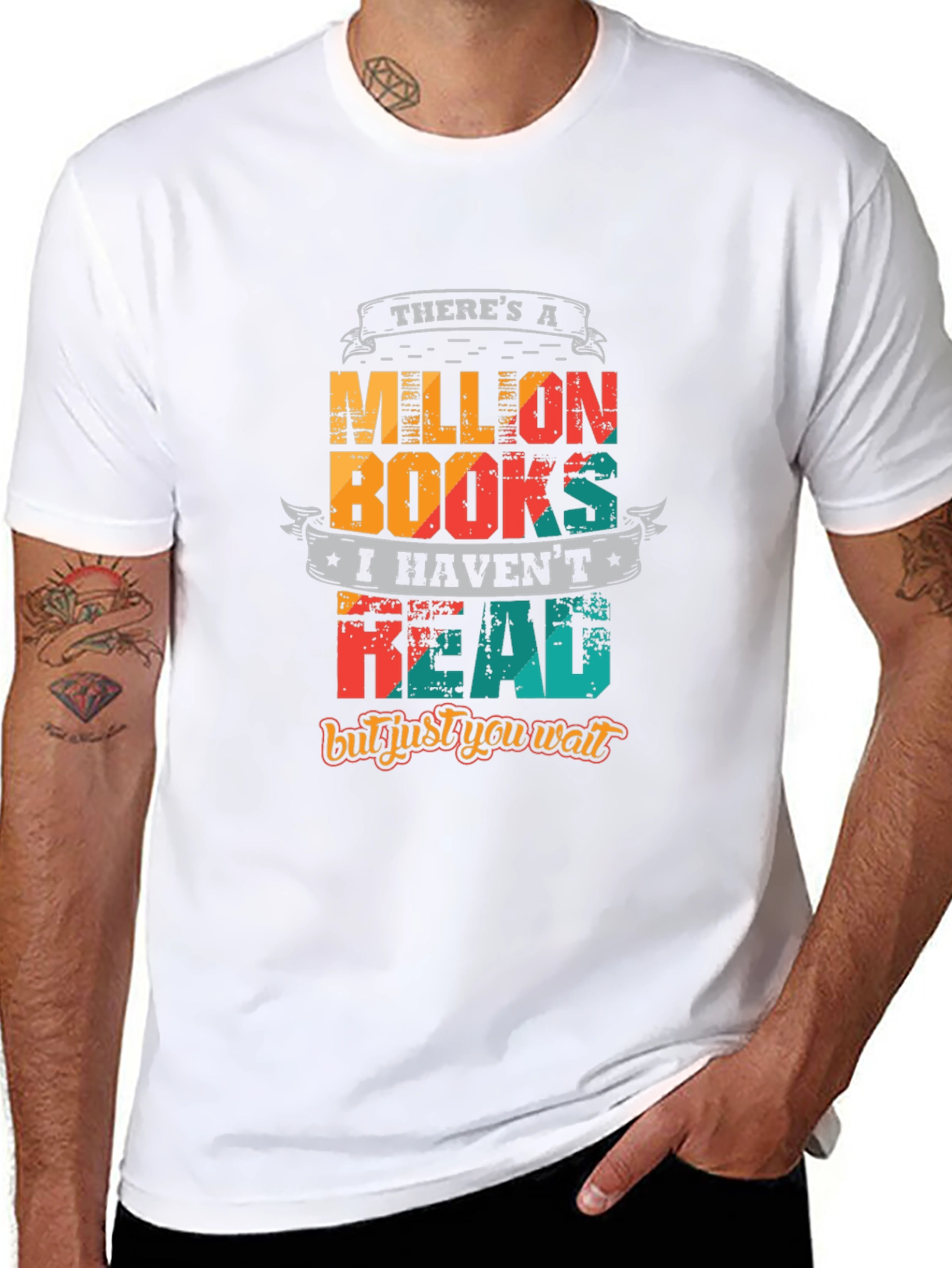 Book Lover T-Shirt - Million Books Havent Read