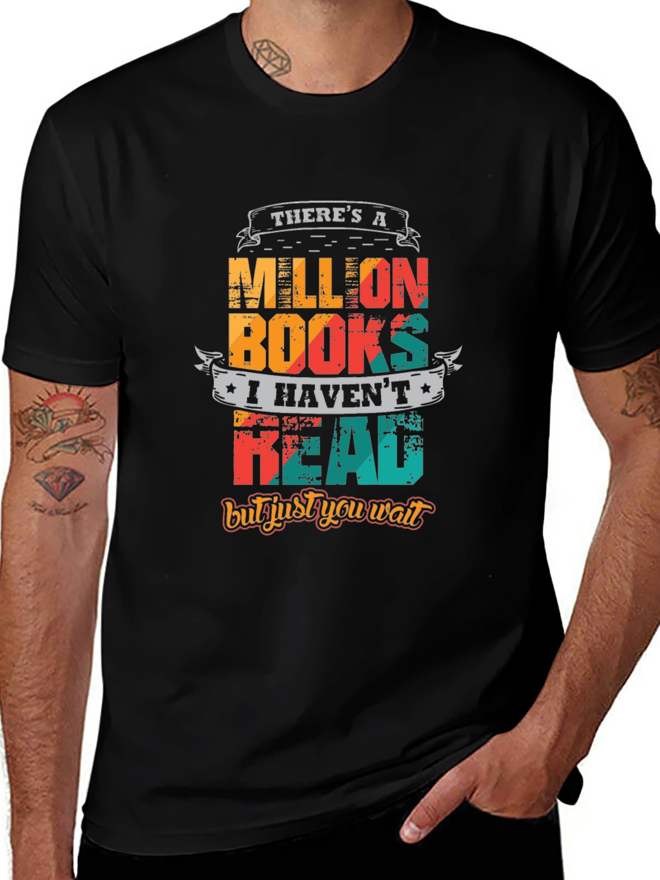 Book Lover T-Shirt - Million Books Havent Read
