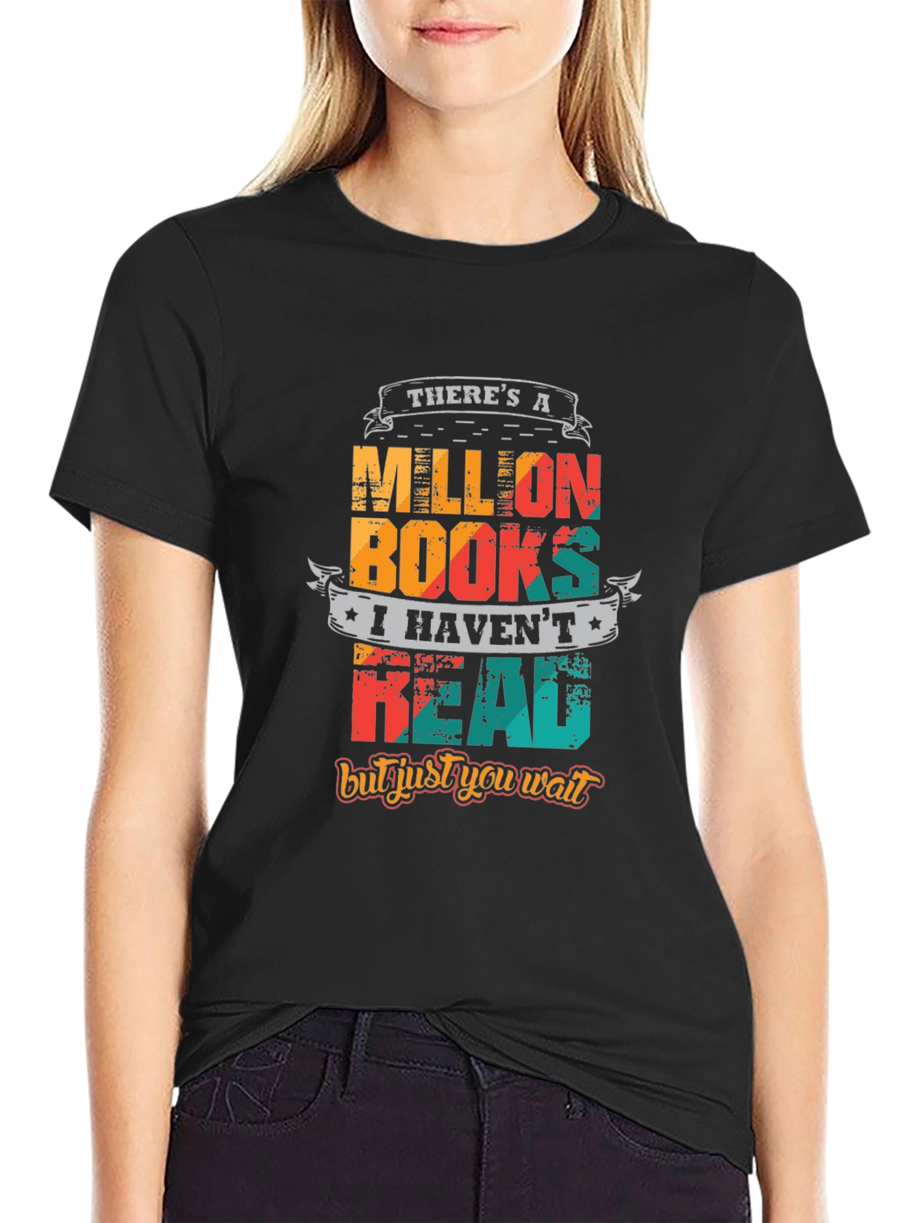 Book Lover T-Shirt - Million Books Havent Read