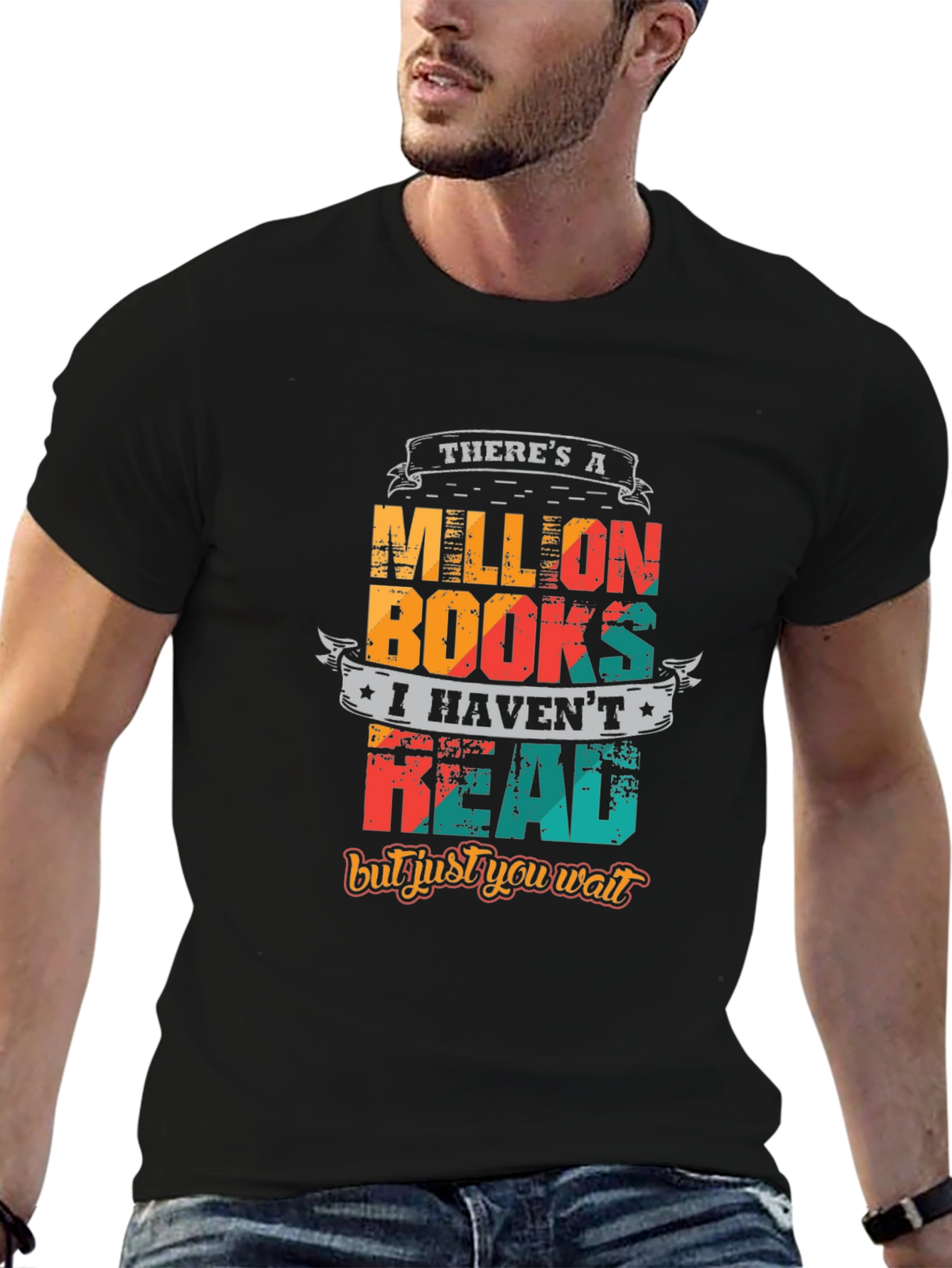 Book Lover T-Shirt - Million Books Havent Read
