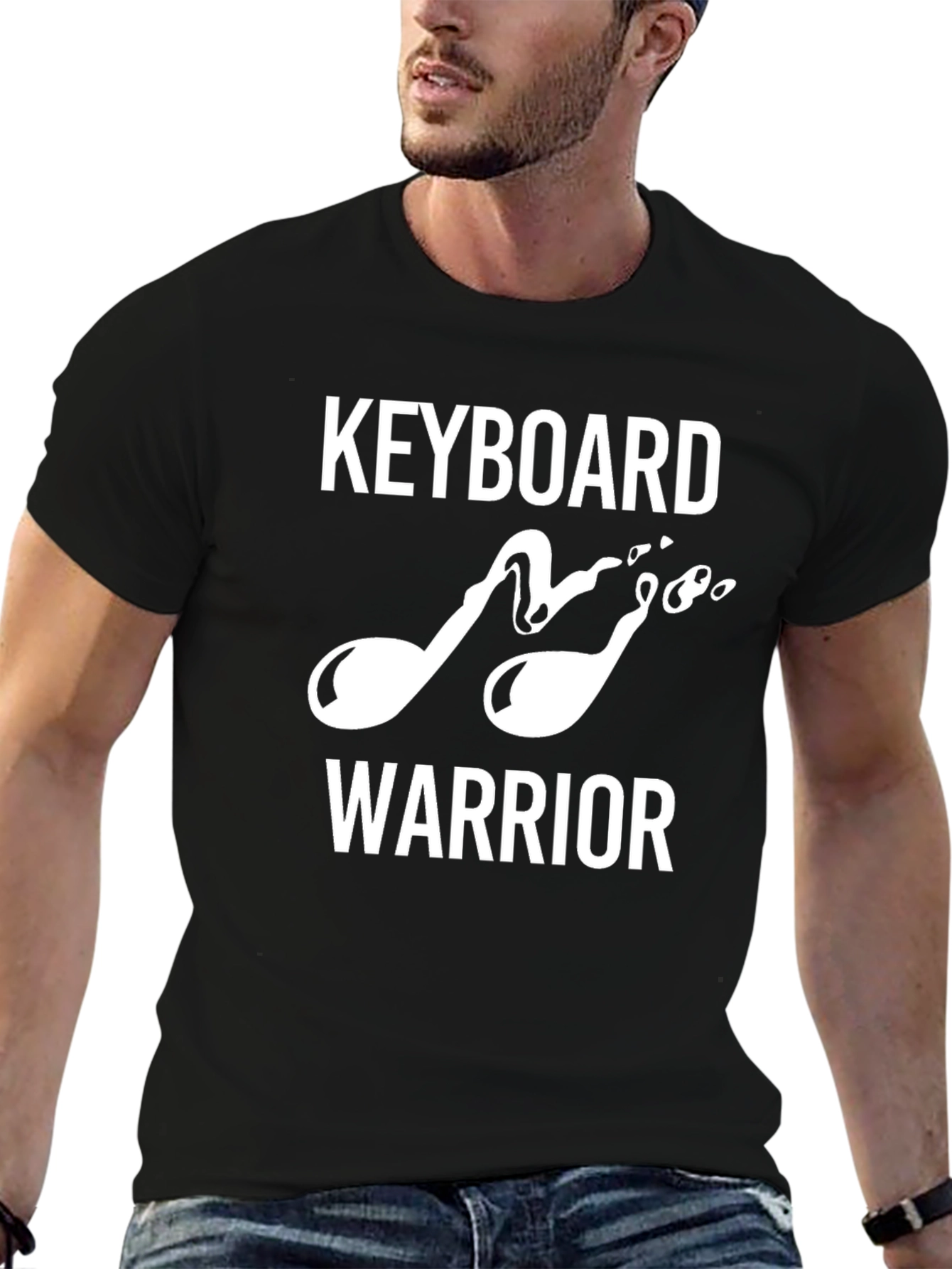 Keyboard Warrior T-Shirt - Music Lover Tee