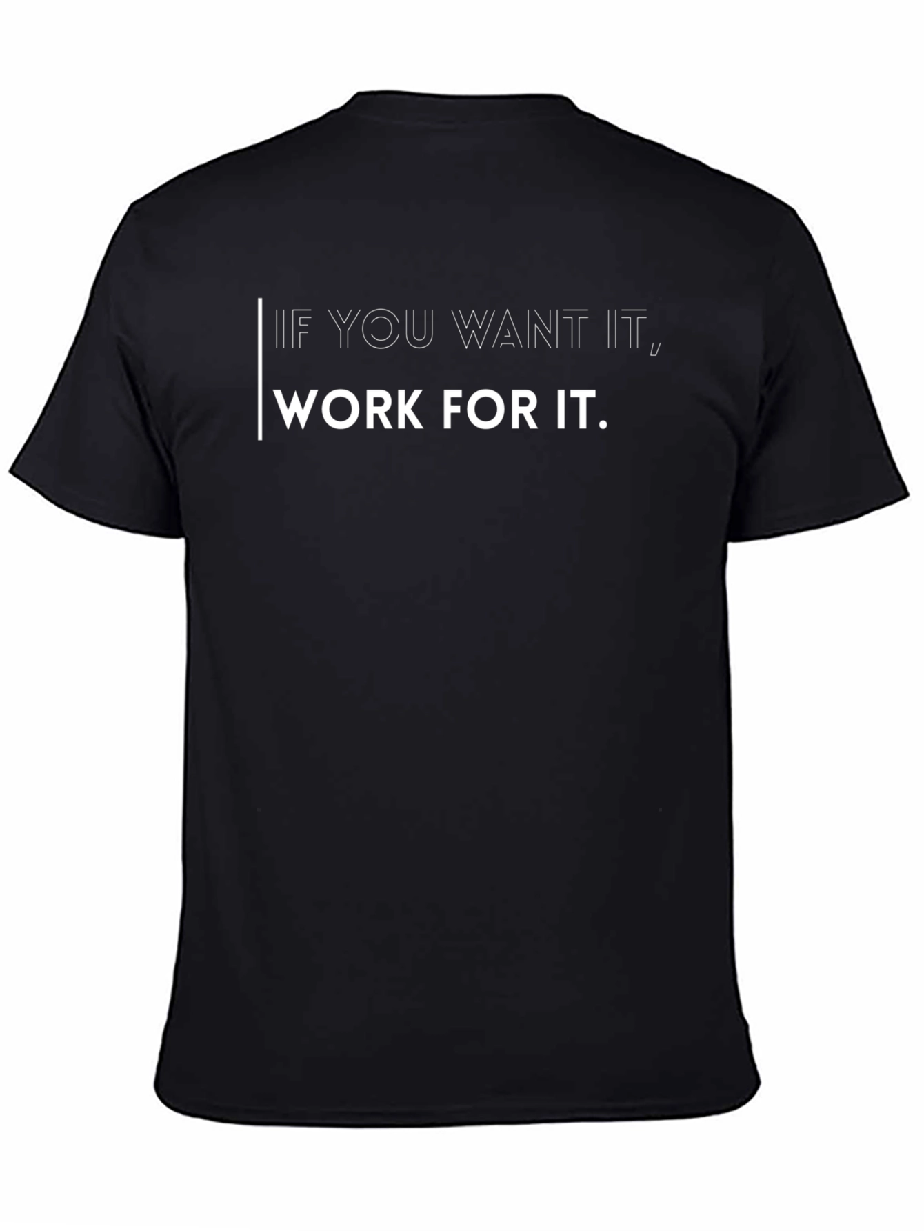 Motivational Graphic Tee - Work For It