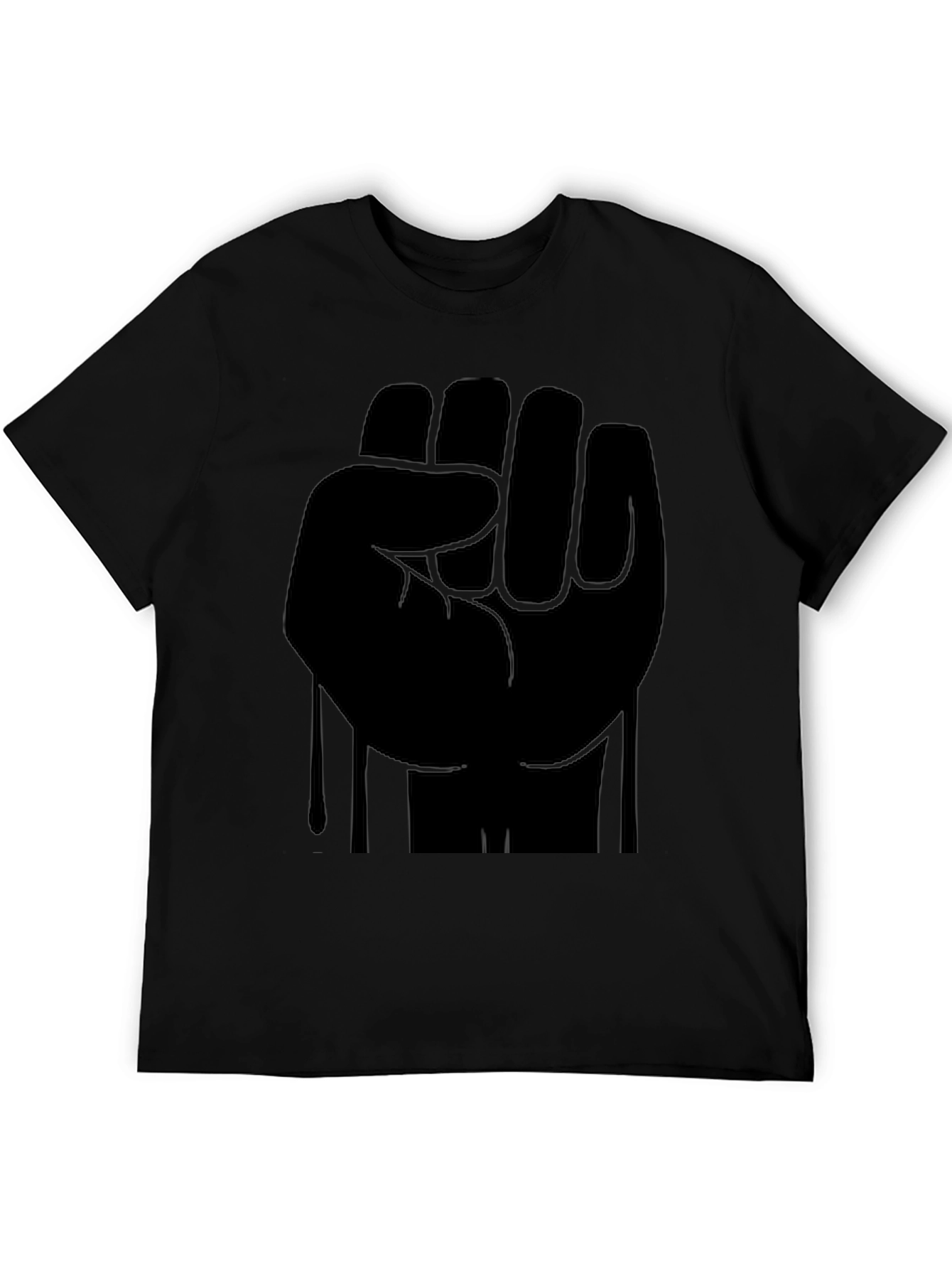 Black Fist Graphic T-Shirt - Solidarity Statement Tee