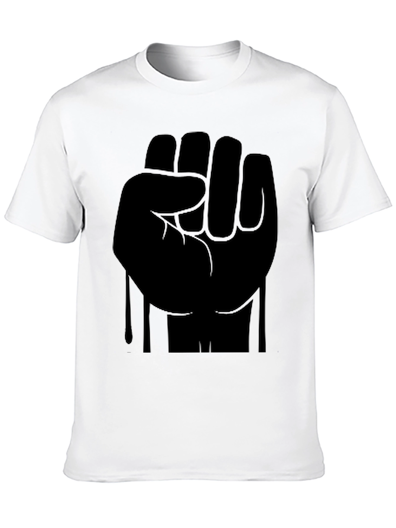 Black Fist Graphic T-Shirt - Solidarity Statement Tee