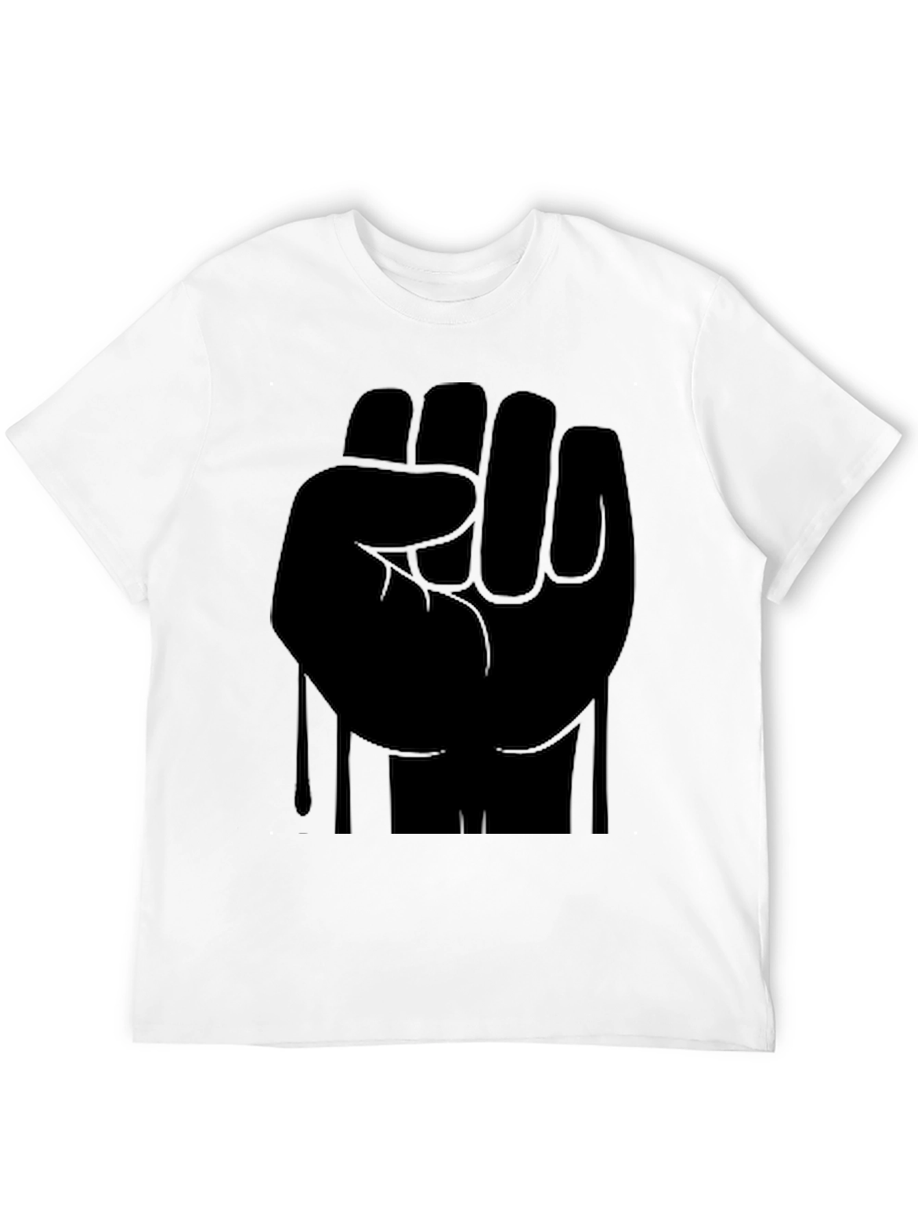Black Fist Graphic T-Shirt - Solidarity Statement Tee