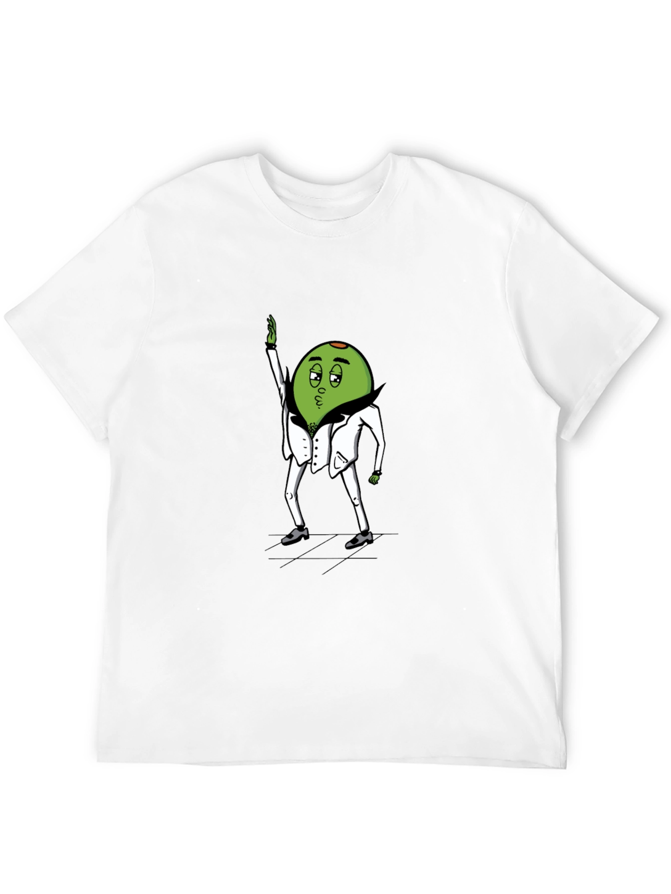 Disco Olive T-Shirt - Funky Graphic Tee