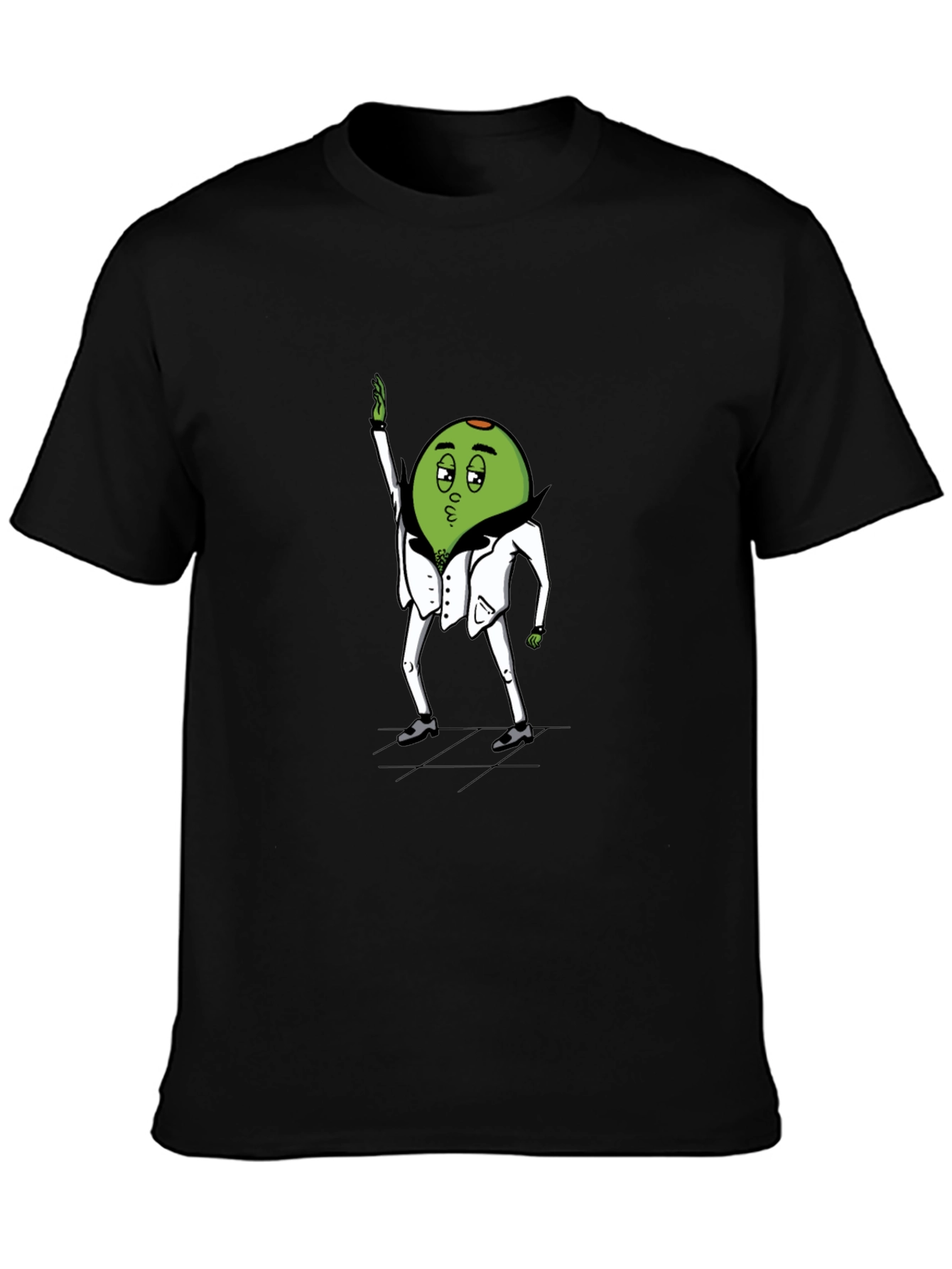 Disco Olive T-Shirt - Funky Graphic Tee