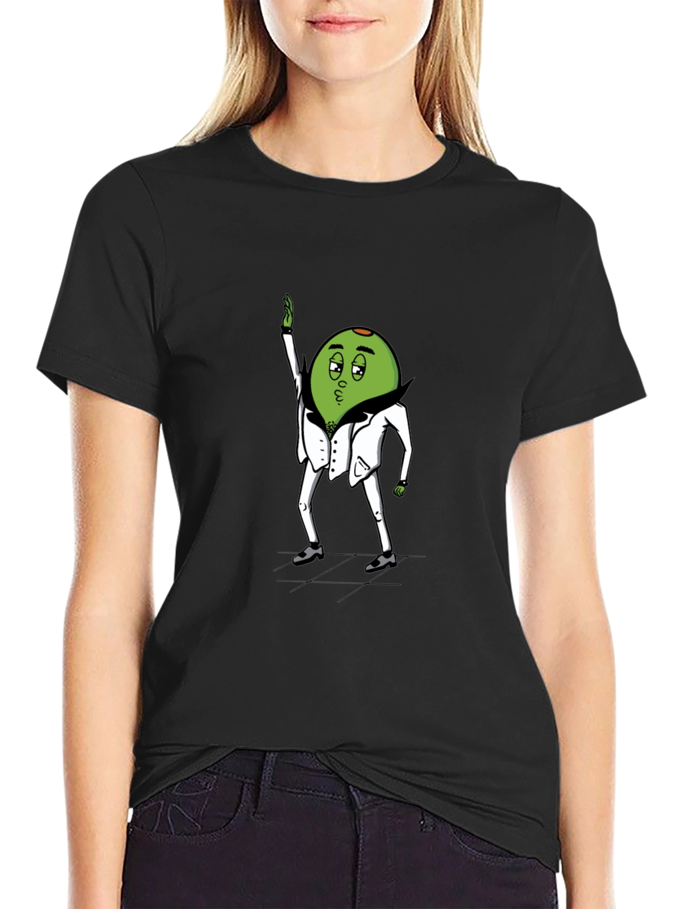 Disco Olive T-Shirt - Funky Graphic Tee