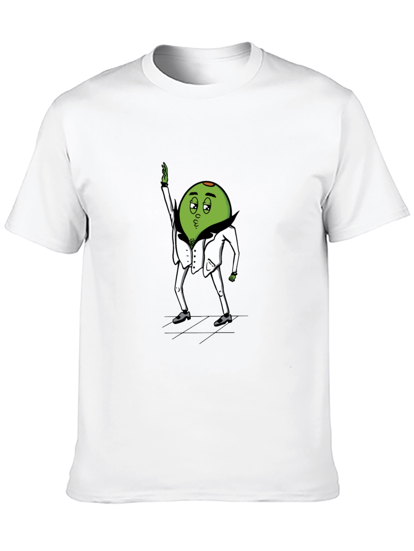 Disco Olive T-Shirt - Funky Graphic Tee