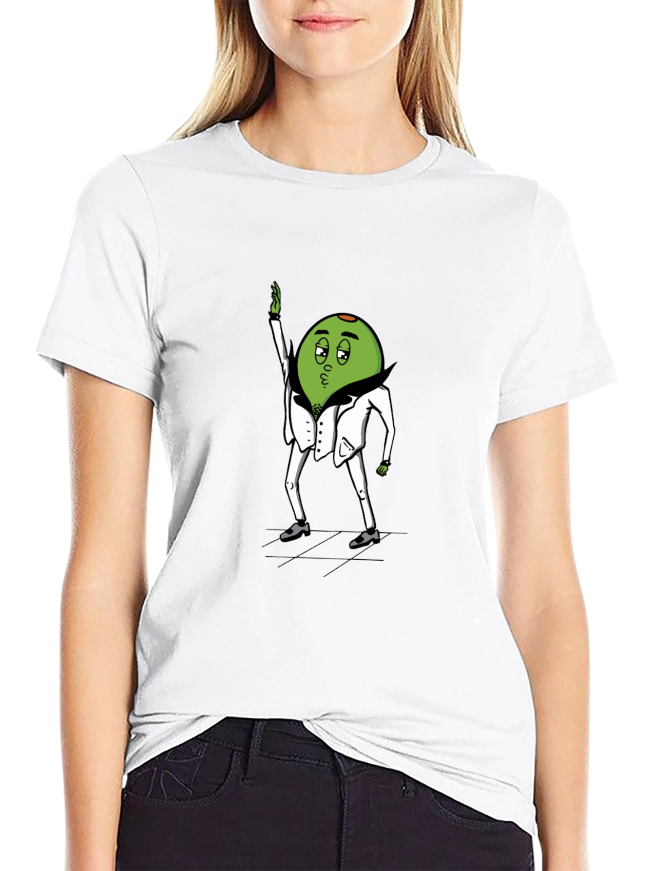 Disco Olive T-Shirt - Funky Graphic Tee