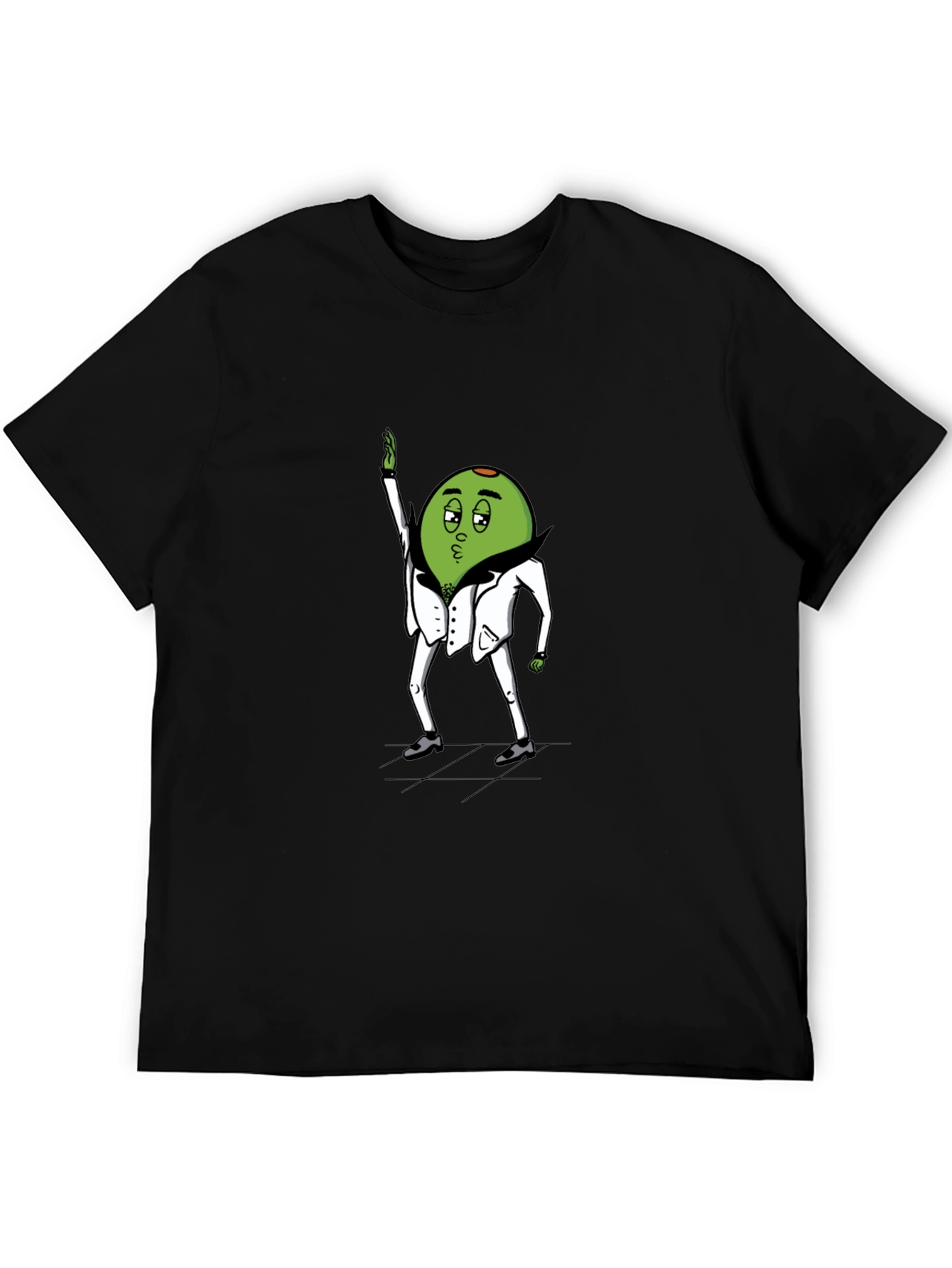 Disco Olive T-Shirt - Funky Graphic Tee
