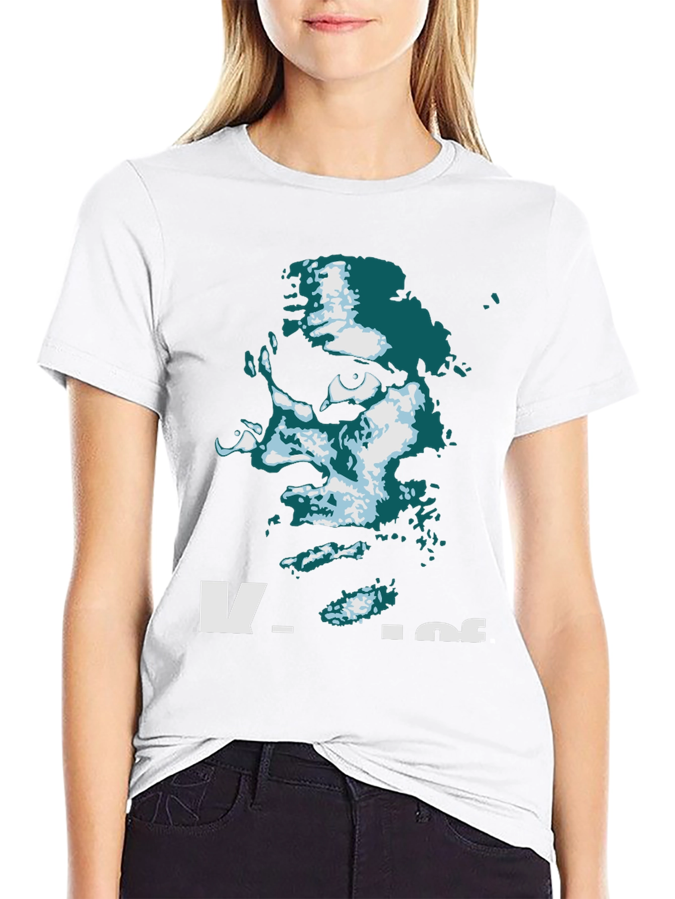 Cool Black Graphic Tee - V.I.P Portrait