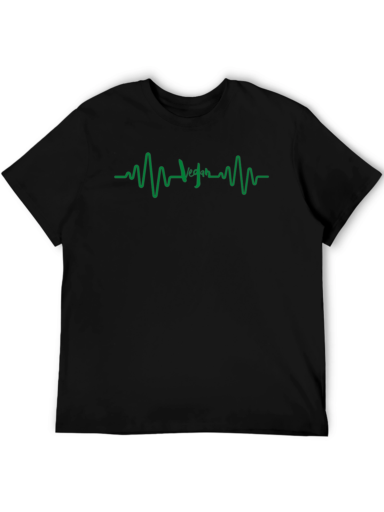 Vegan Heartbeat T-Shirt - Stylish & Comfortable