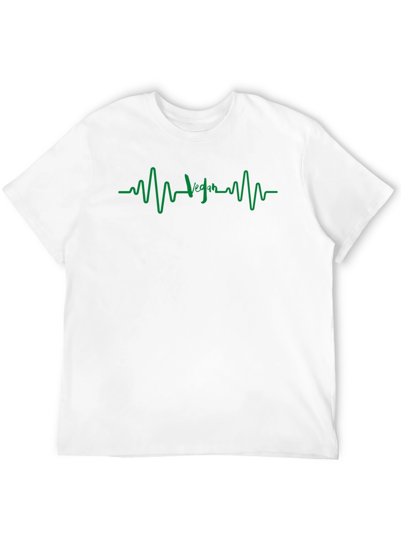 Vegan Heartbeat T-Shirt - Stylish & Comfortable