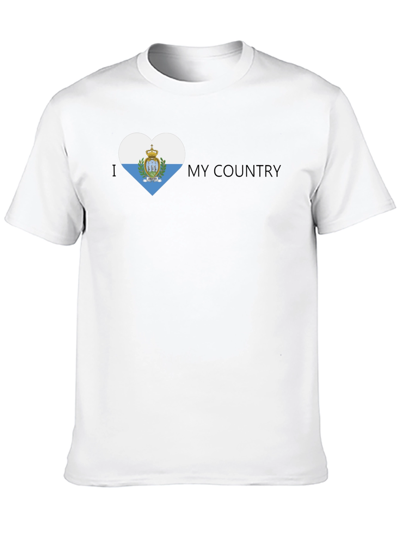 I Heart My Country - San Marino Flag T-Shirt