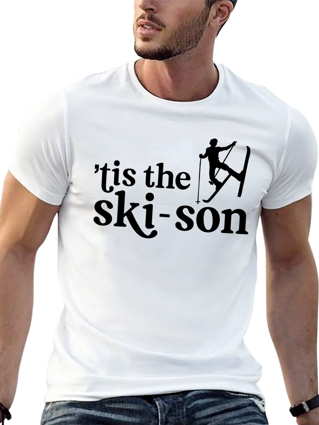 Tis the Ski-son T-Shirt - Winter Holiday Tee