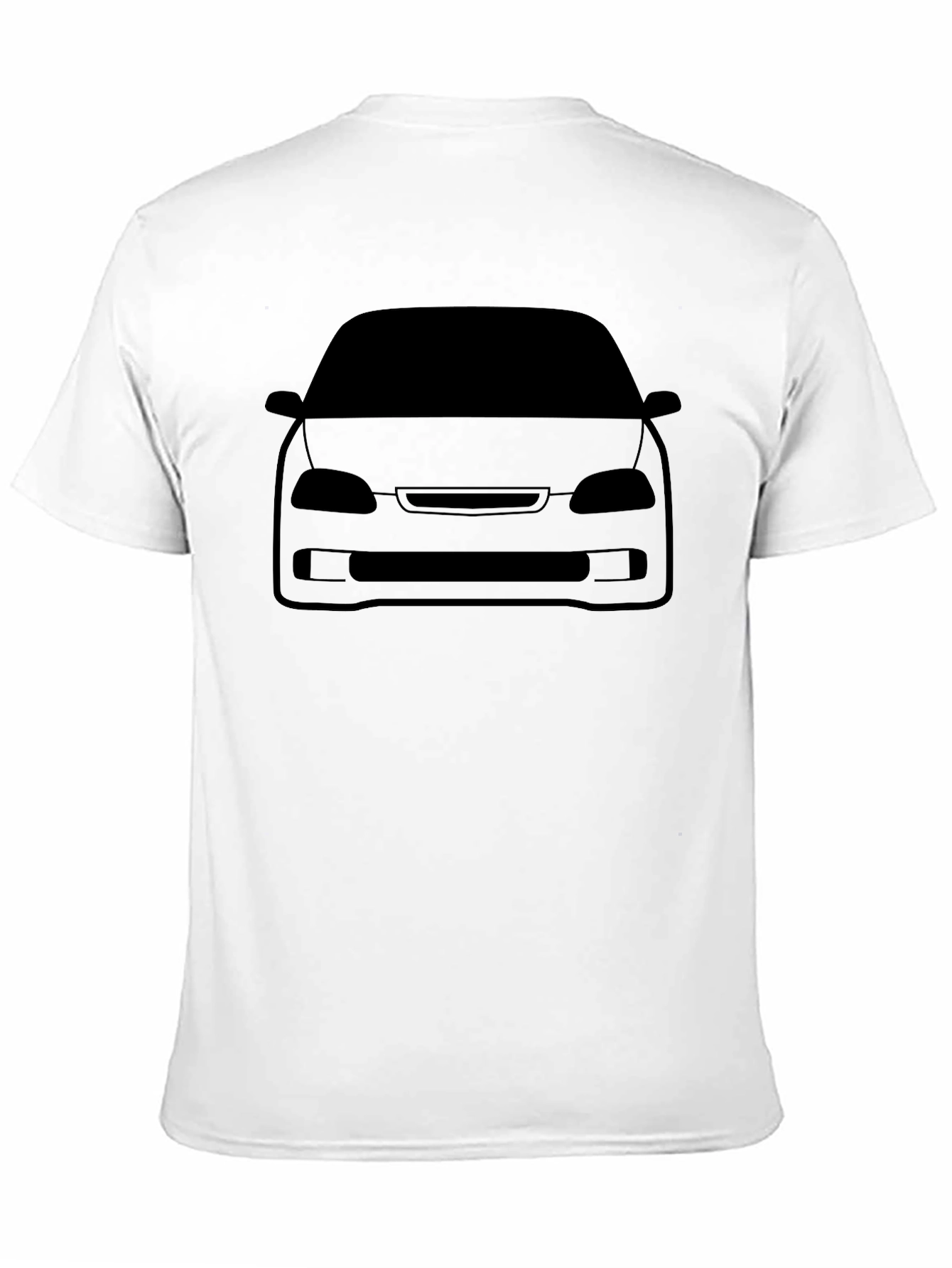Car Silhouette Graphic Tee - Black